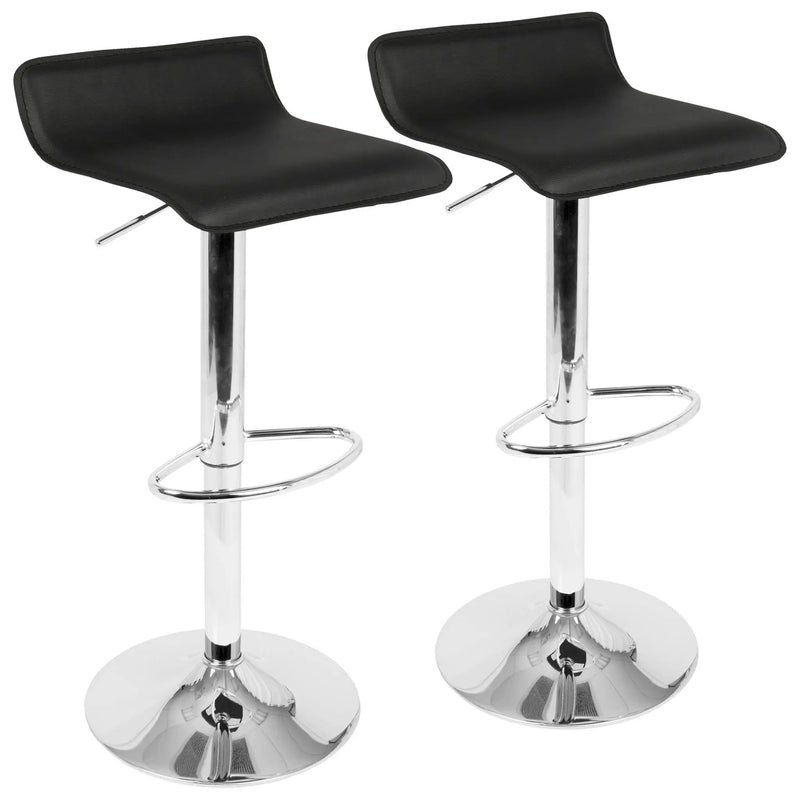 Ale - Contemporary Adjustable Barstool (Set of 2) by Unique Piece Furniture