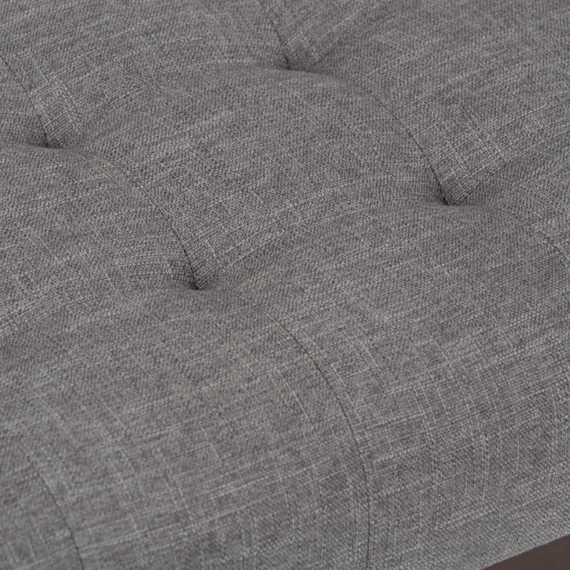 Draper - Upholstered Mid Century Tufted Ottoman Bench by Unique Piece Furniture