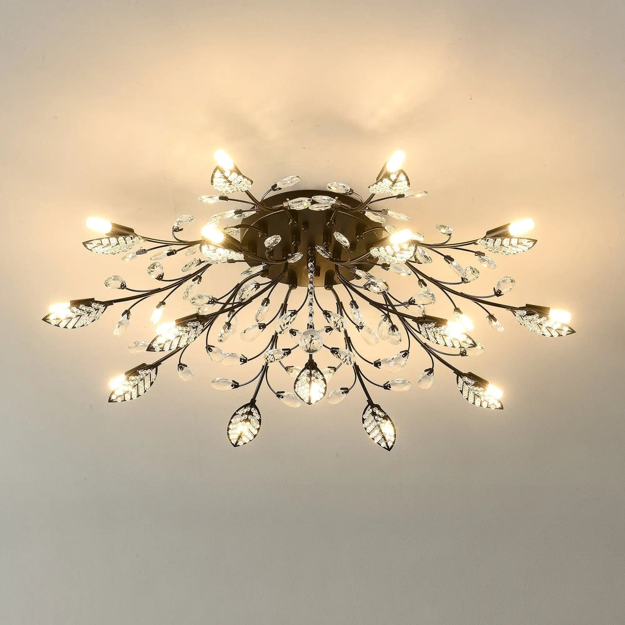 15-Light Chandelier Crystal Ceiling Lamp by HouseOfZazla