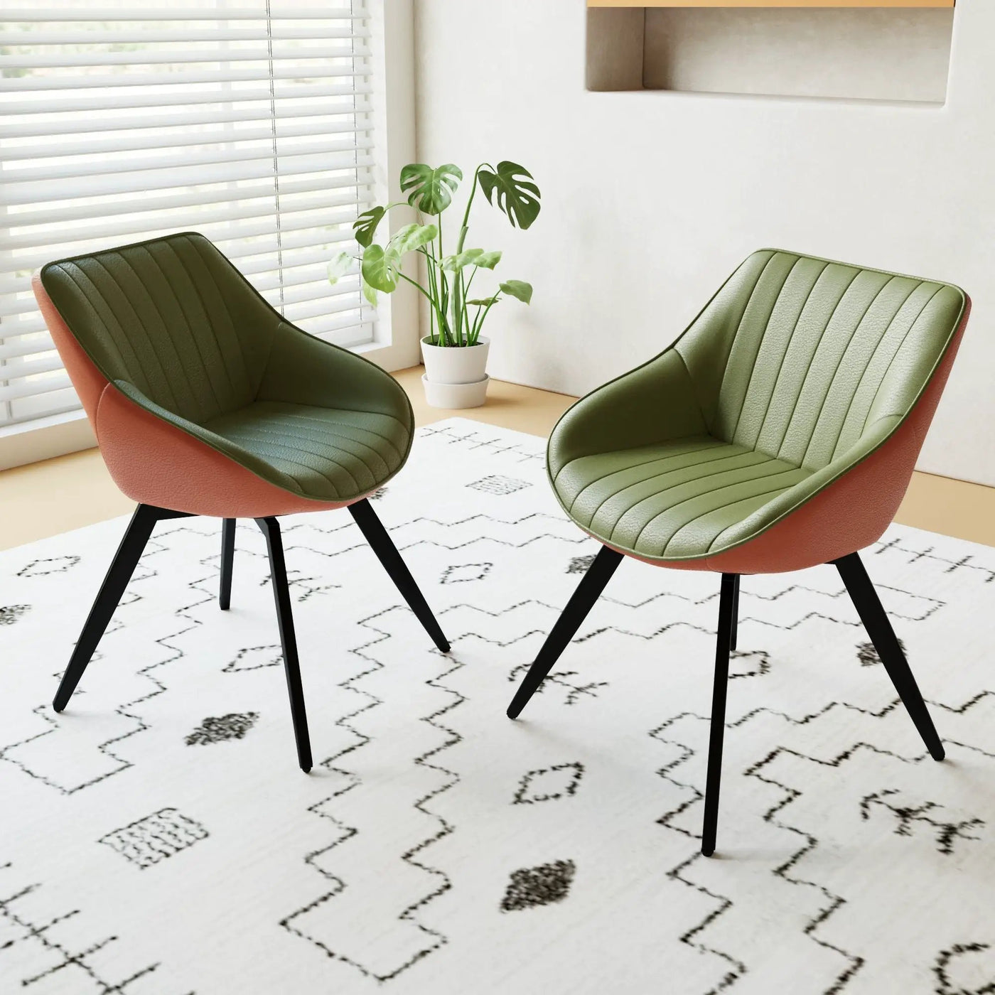 Modern Medieval Kitchen Dining Chair With 360 ° Rotation by HouseOfZazla