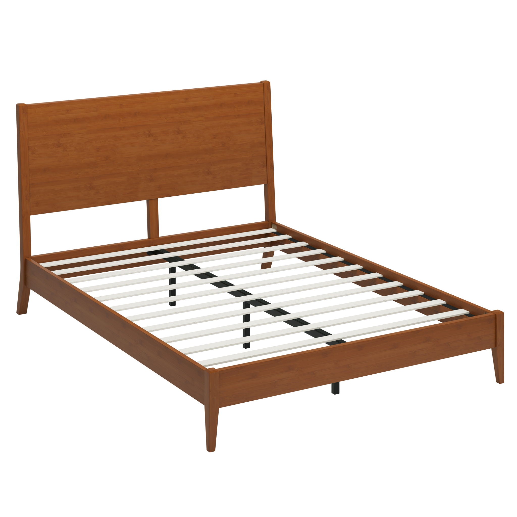 Modern Sled Platform Bed Frame With Slats by HouseOfZazla