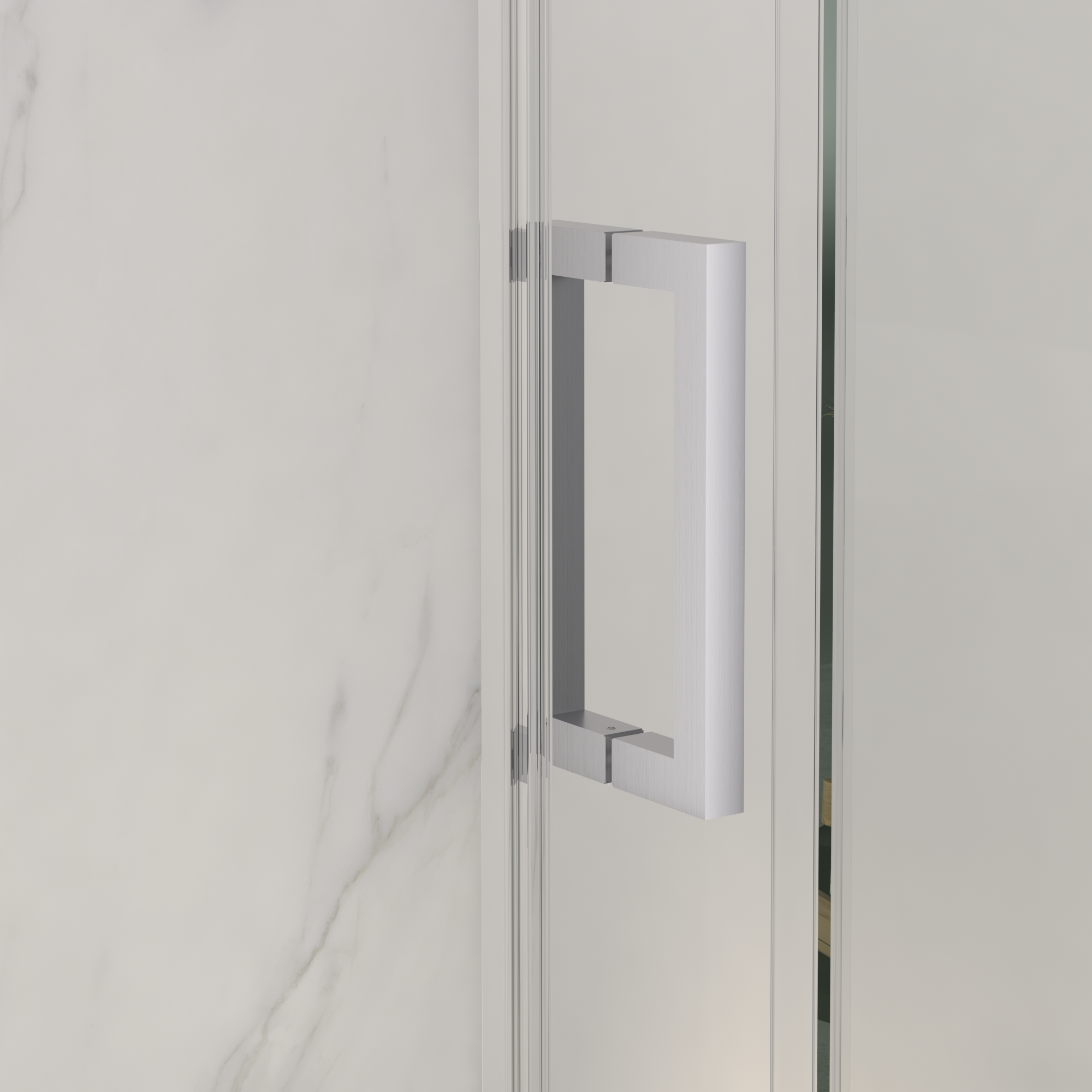 Frameless Sliding Shower Door - 56-60"W x 72"H by HouseOfZazla