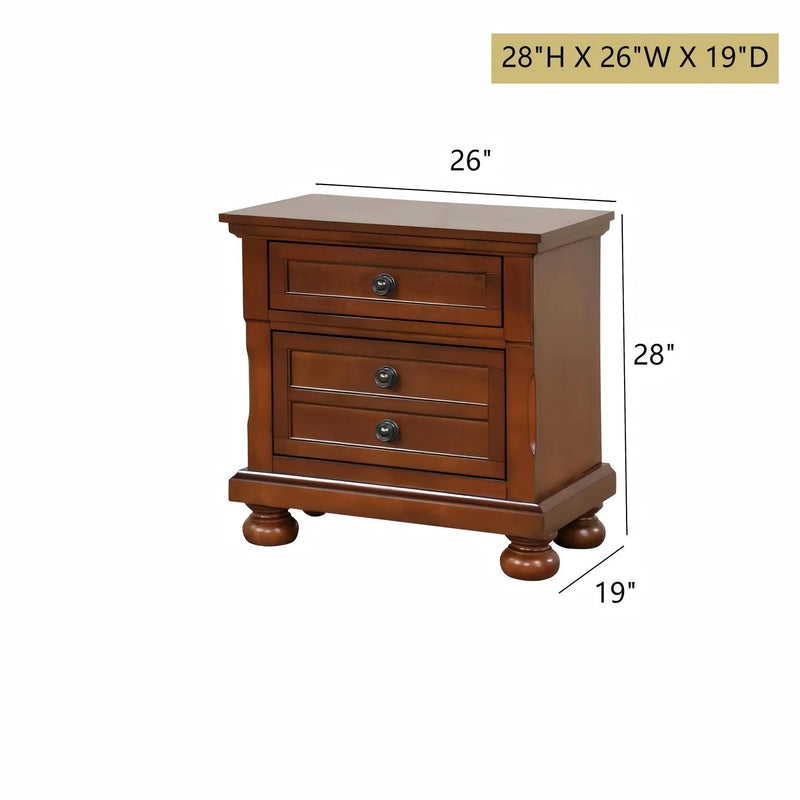 Nightstand - Cherry by HouseOfZazla