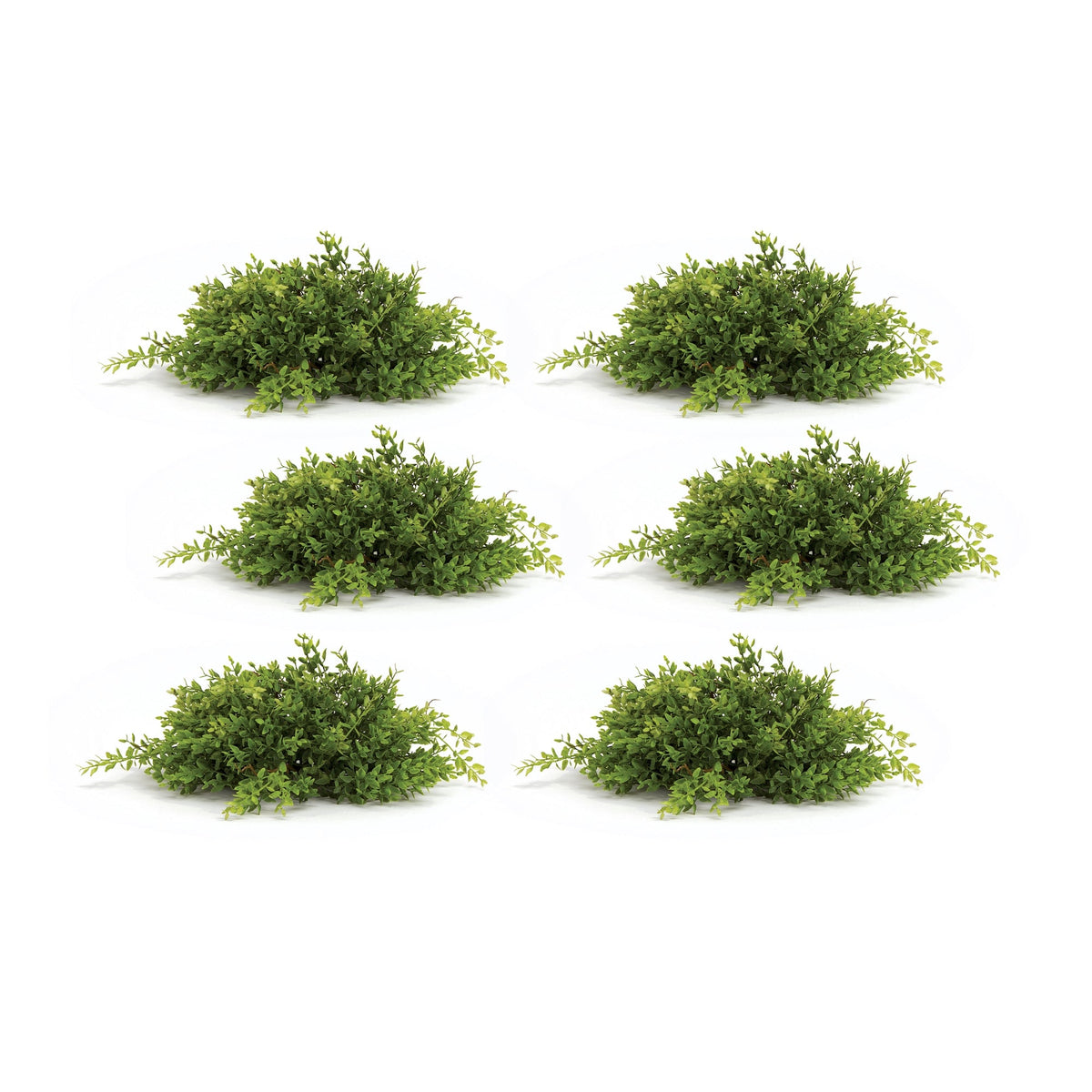 Spring Mini Leaf Foliage Half Orb Set of 6