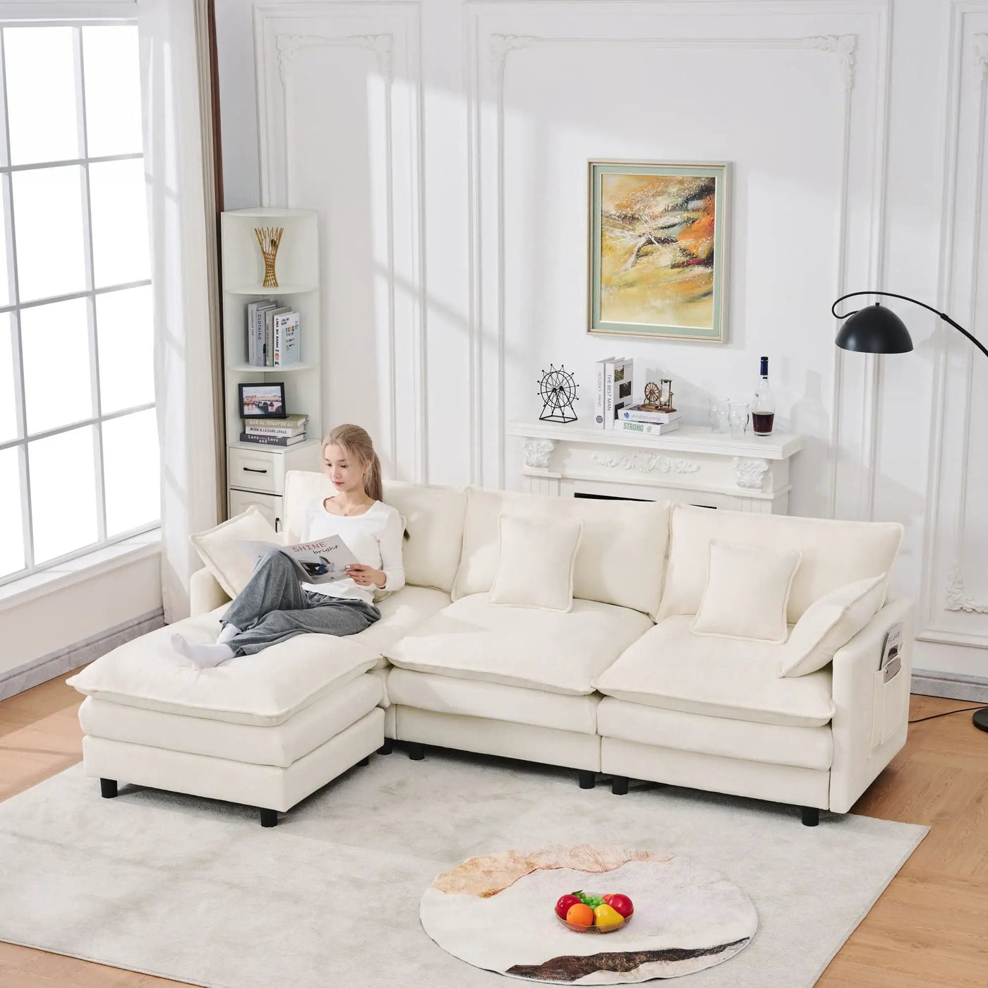 Sofa With Modular Design by HouseOfZazla