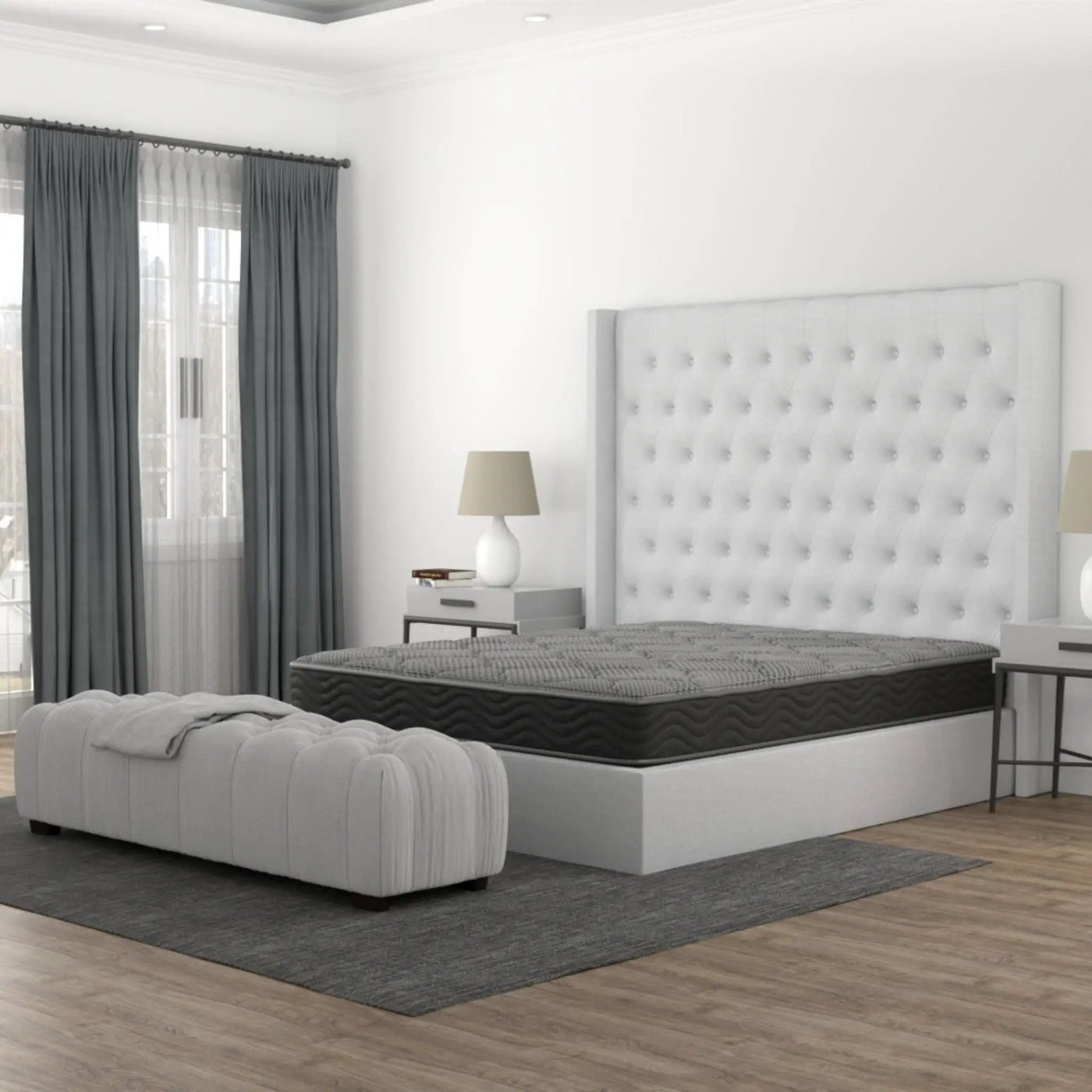 CS Hybrid - 8" Pocket Coil Mattress by HouseOfZazla