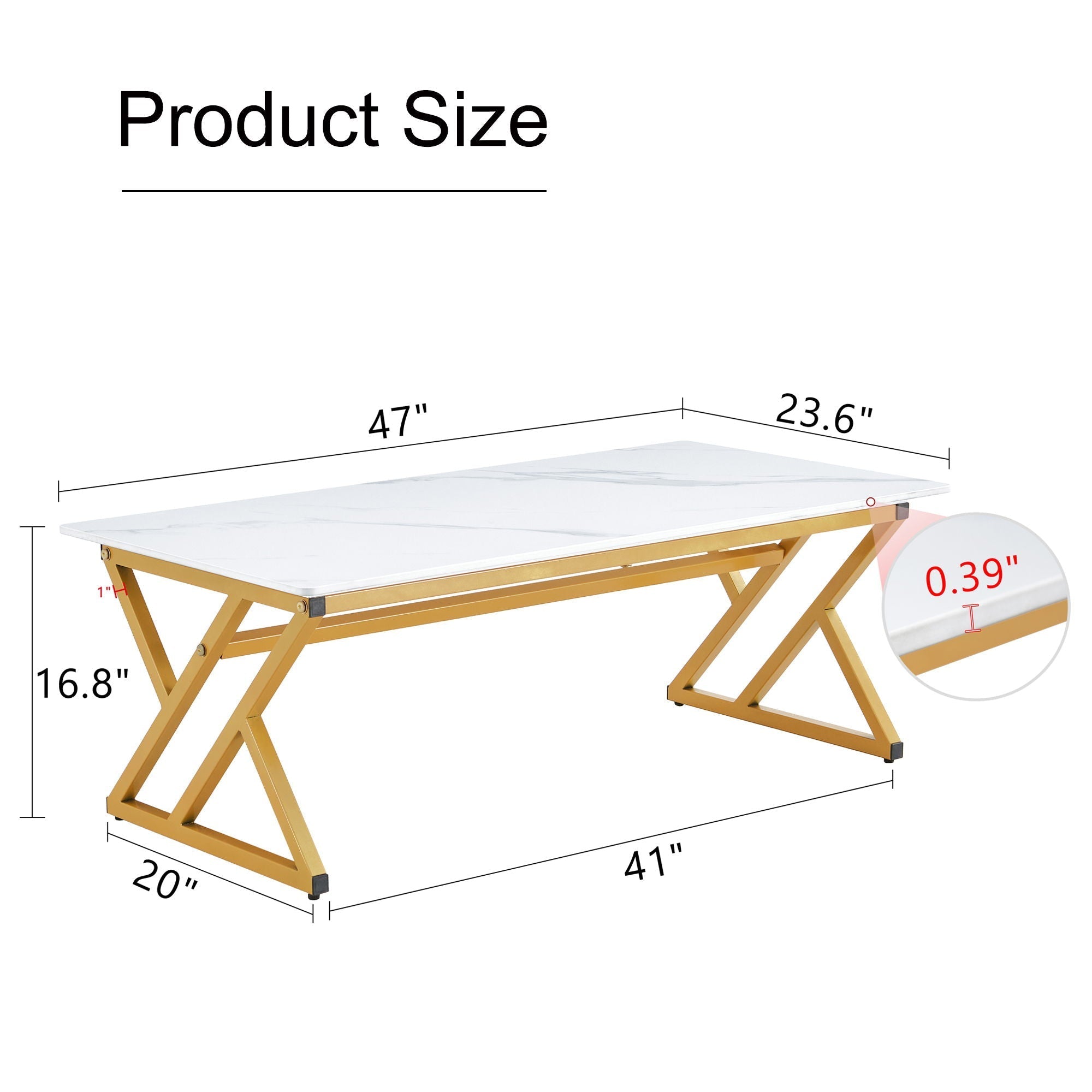 Modern Rock Slab Coffee Table With Metal Legs by HouseOfZazla