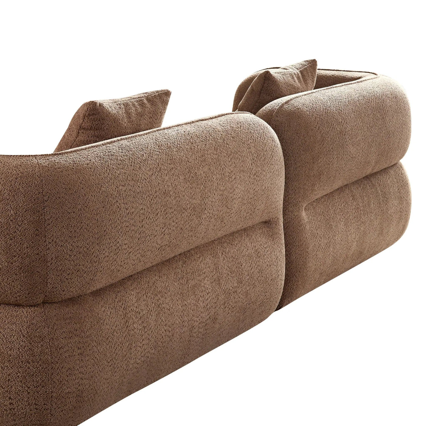 Sectional Sofa With Durable Fabric, Solid Wood Frame, And High Density Sponge Fill by HouseOfZazla