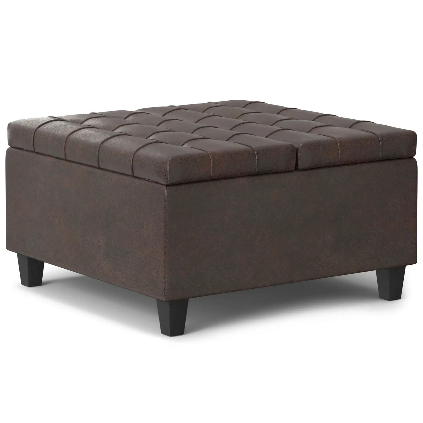Harrison - Upholstered Coffee Table Storage Ottoman by HouseOfZazla