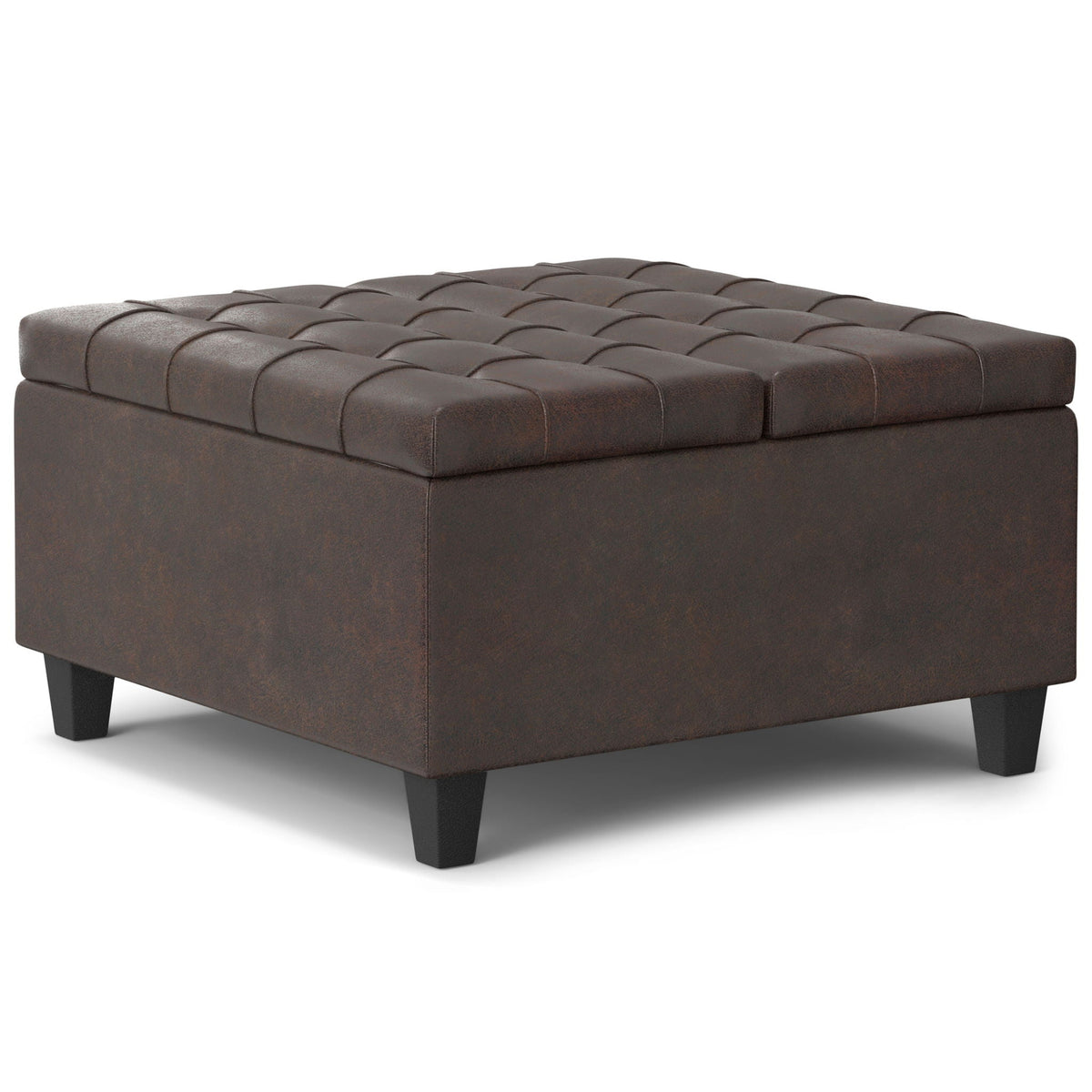 Harrison Storage Ottoman with Lift-Top and Tufted Finish - Multiple Colors, photo 11 of 40