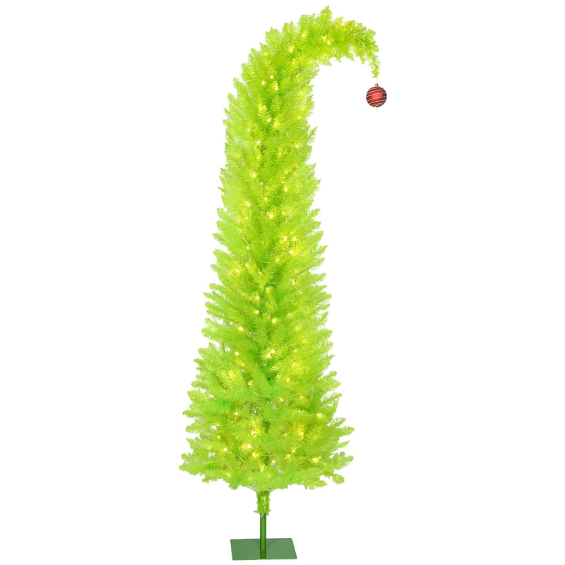 72 INCH Whimsical Christmas Tree, Pencil Xmas Tree with, photo 7 of 8