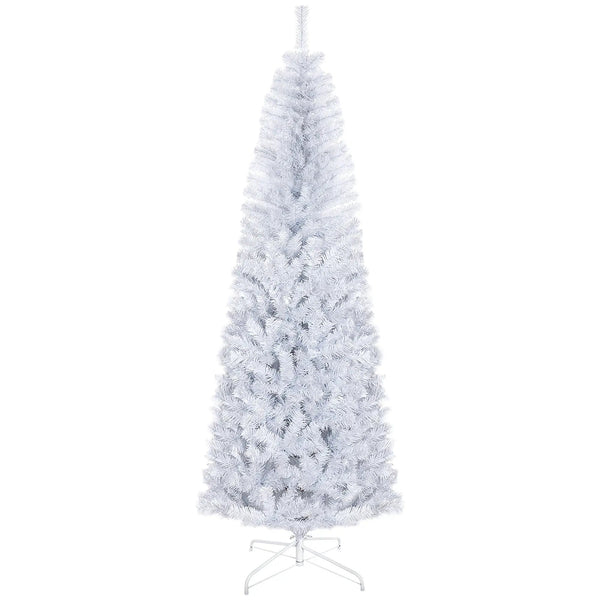 HOMCOM 7ft Pencil Christmas Tree