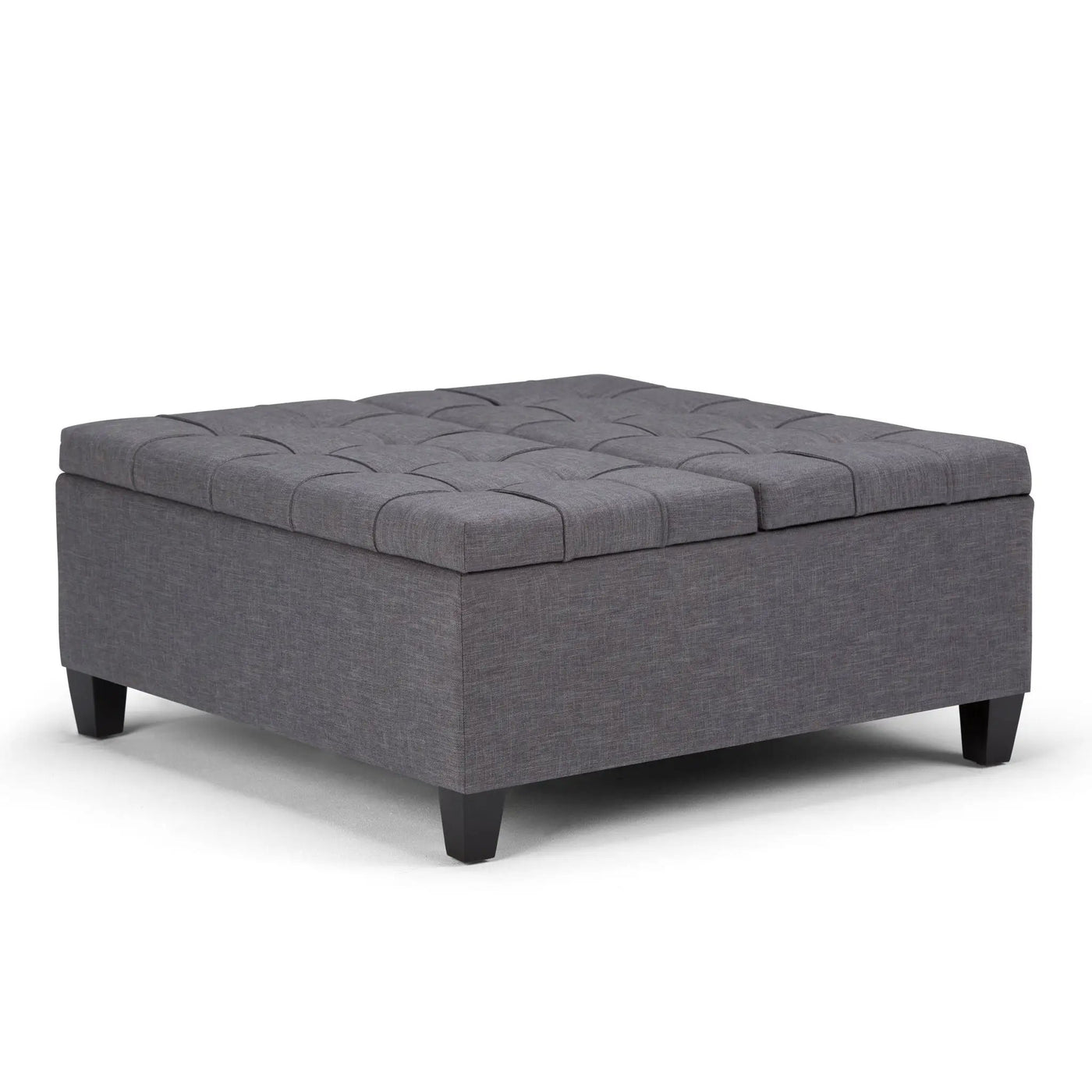 Harrison - Upholstered Coffee Table Storage Ottoman by HouseOfZazla