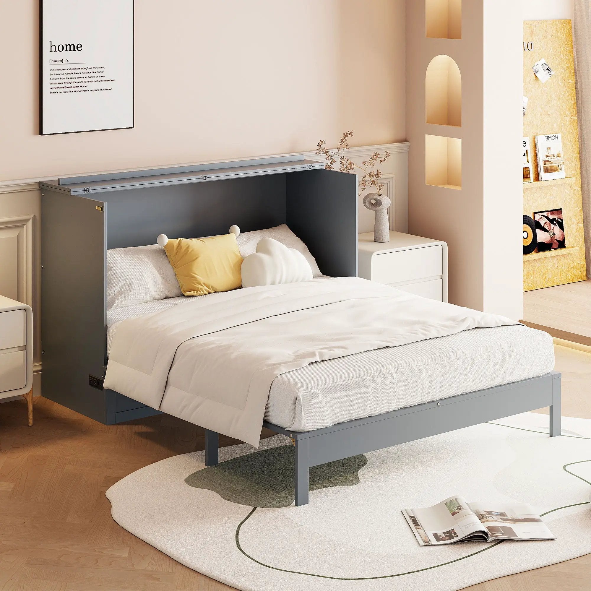 Murphy Bed With Large Drawers by Unique Piece Furniture
