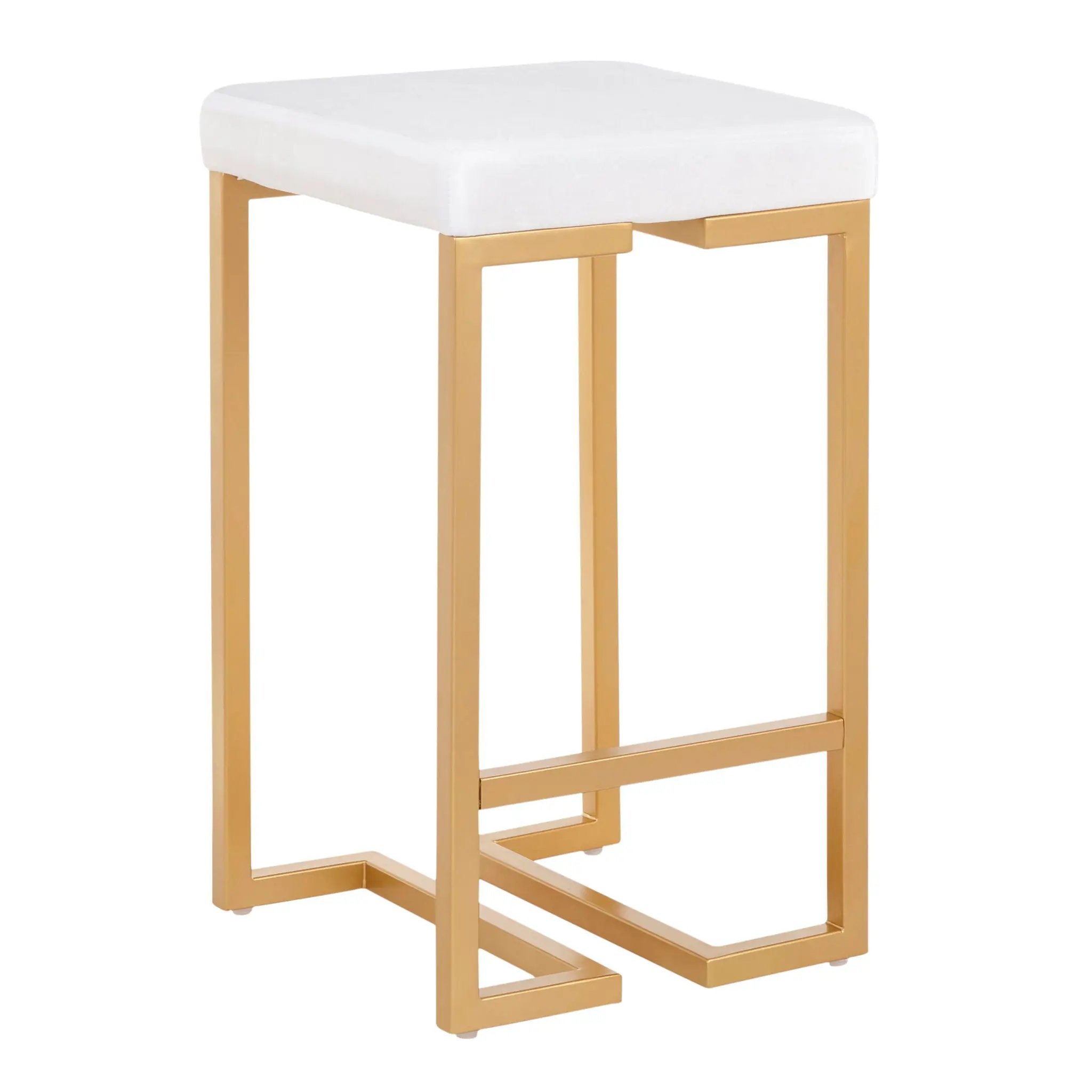 Midas - Contemporary / Glam Counter Stool (Set of 2) by HouseOfZazla