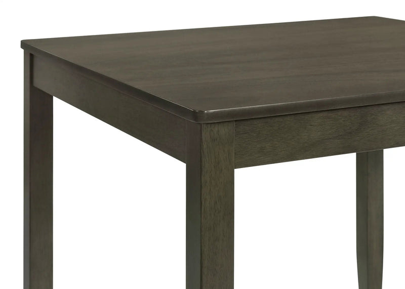 Parkwood 5-piece Square Dining Table Set Charcoal by Unique Piece Furniture
