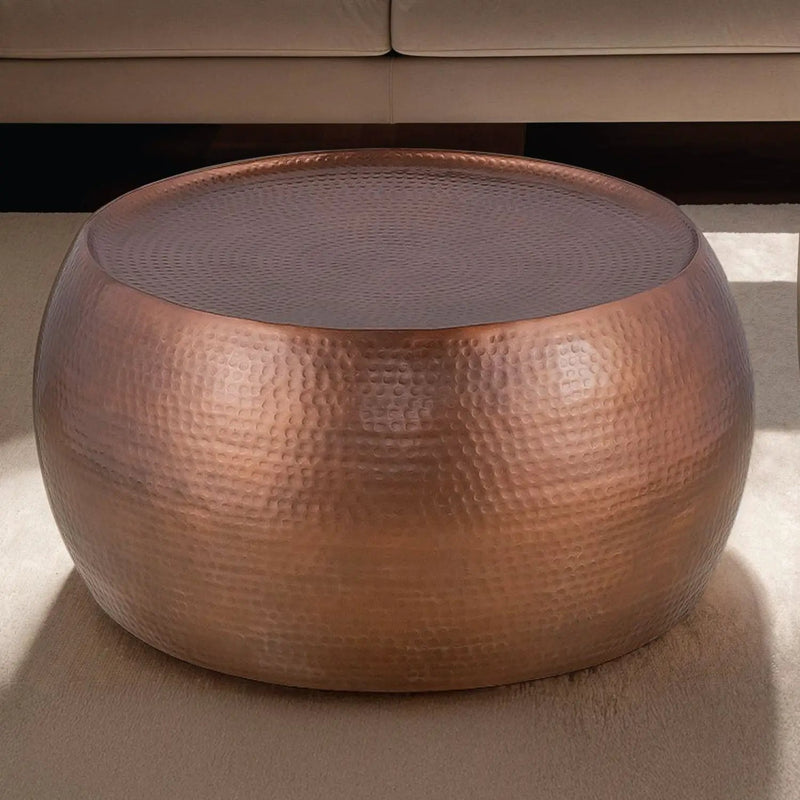 Ct501 - Modern Contemporary Round Coffee Table by HouseOfZazla