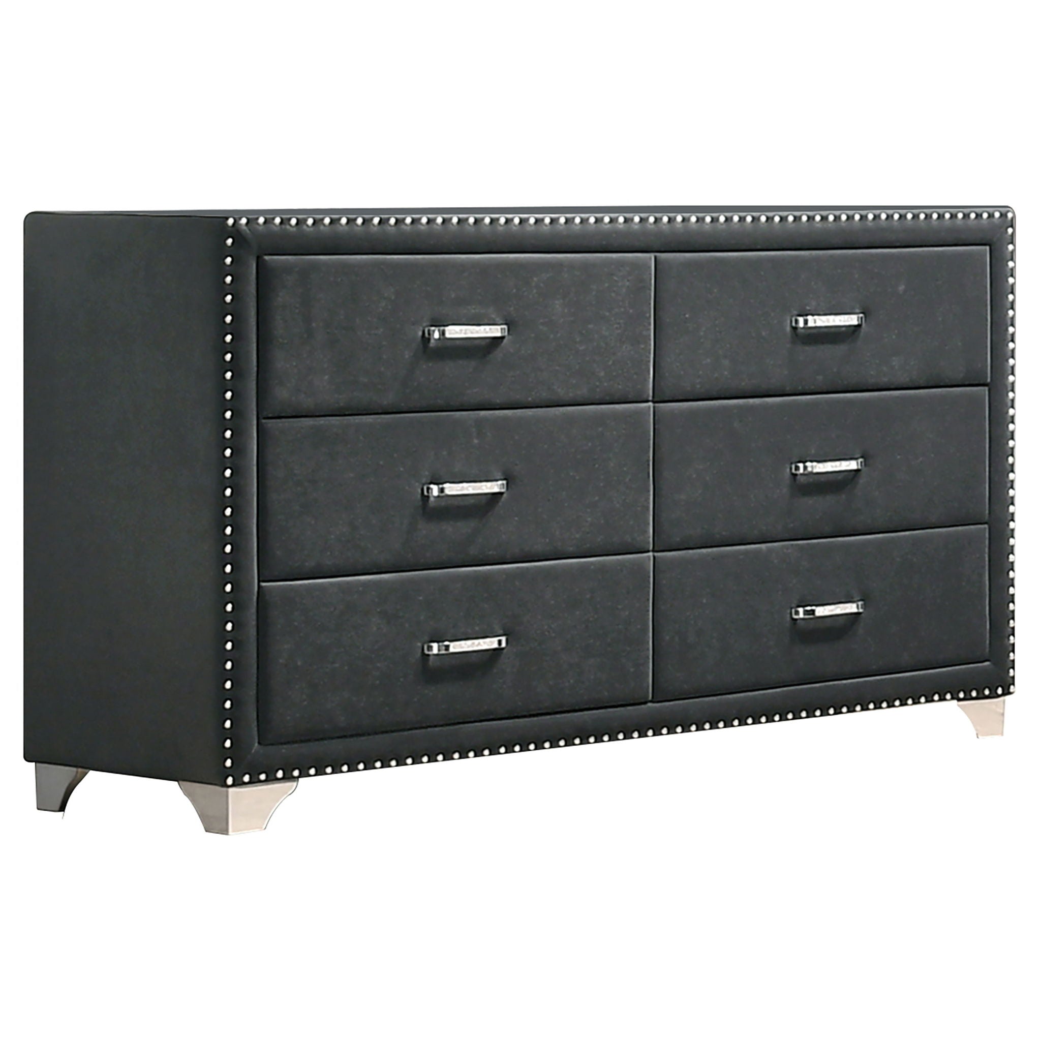 Melody 4-piece Queen Bedroom Set Grey by Unique Piece Furniture