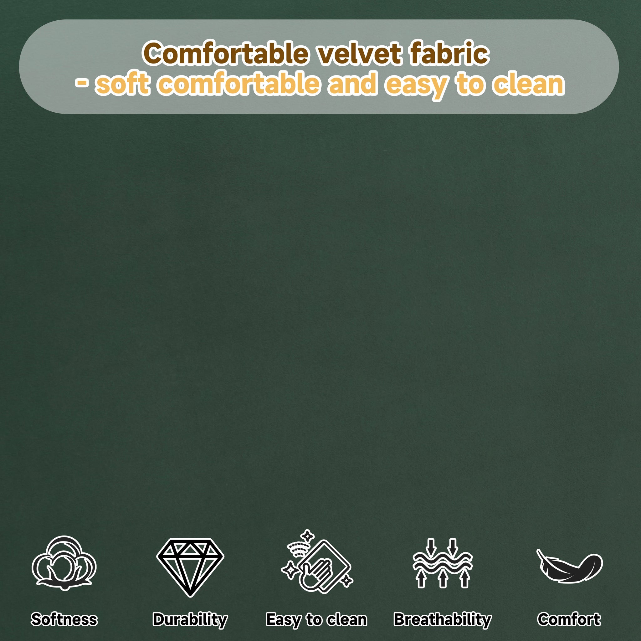 Dark Green Velvet Bed Frame by HouseOfZazla