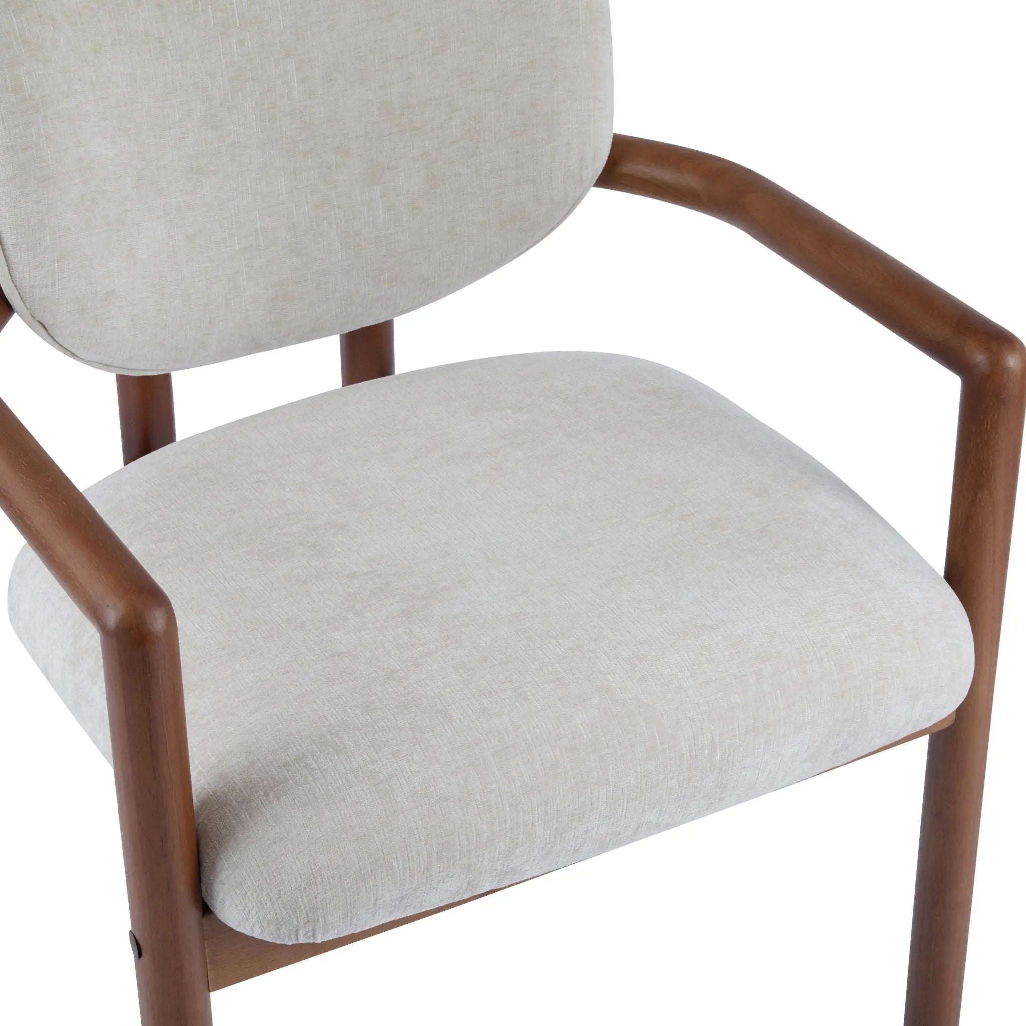 Upholstered Arm Dining Chairs (Set of 2) by HouseOfZazla