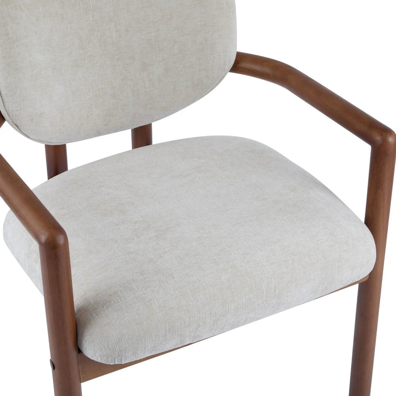 Upholstered Arm Dining Chairs (Set of 2) by HouseOfZazla