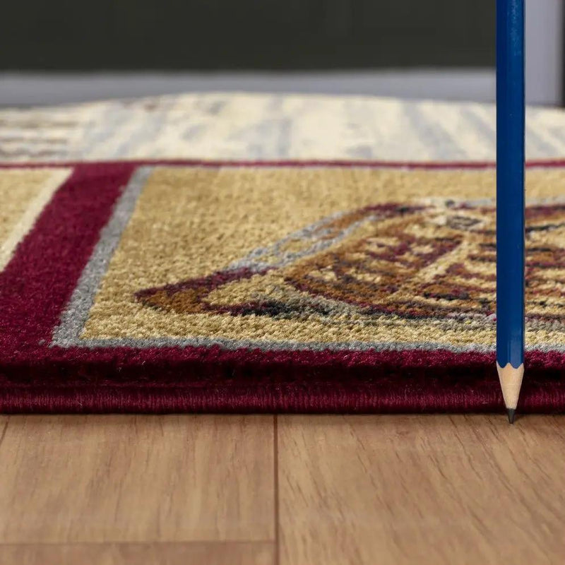 Nature's Nest - GC_CBL3003 Lodge Area Rug by HouseOfZazla