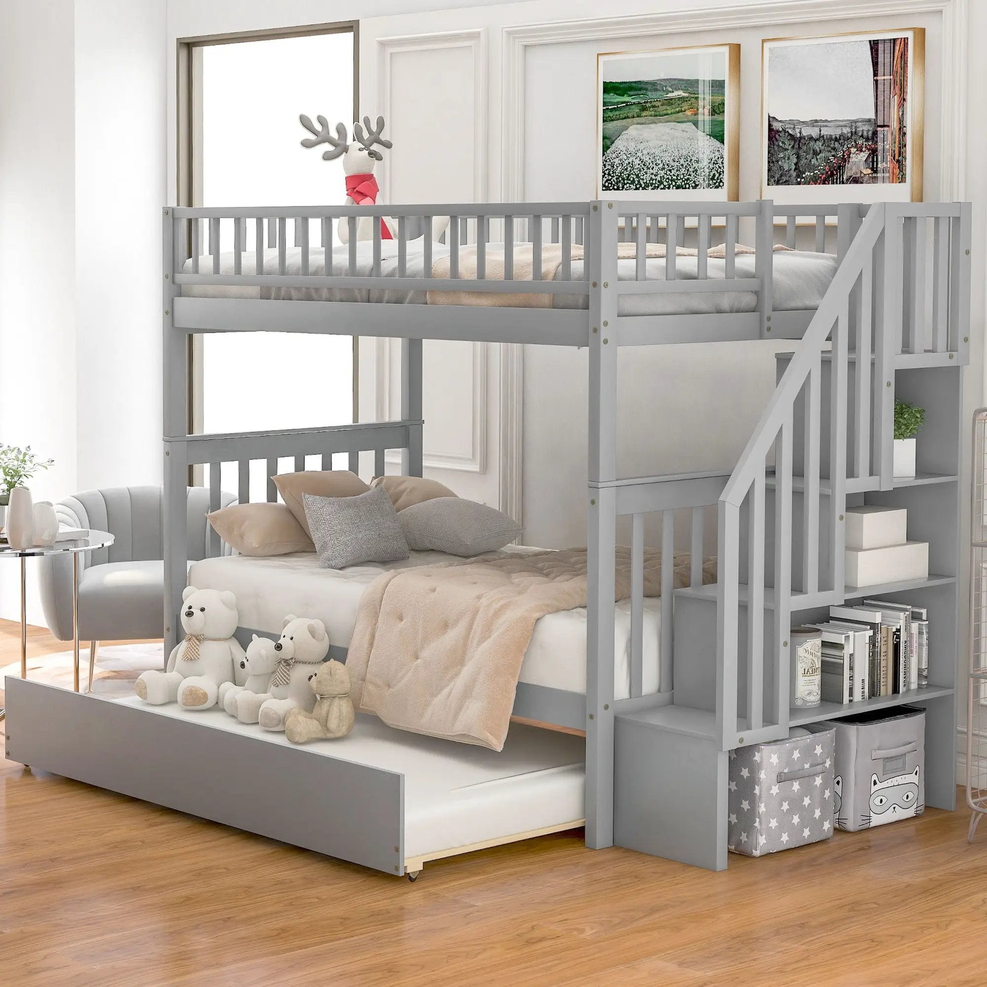 Bunk Bed With Staircase by Unique Piece Furniture