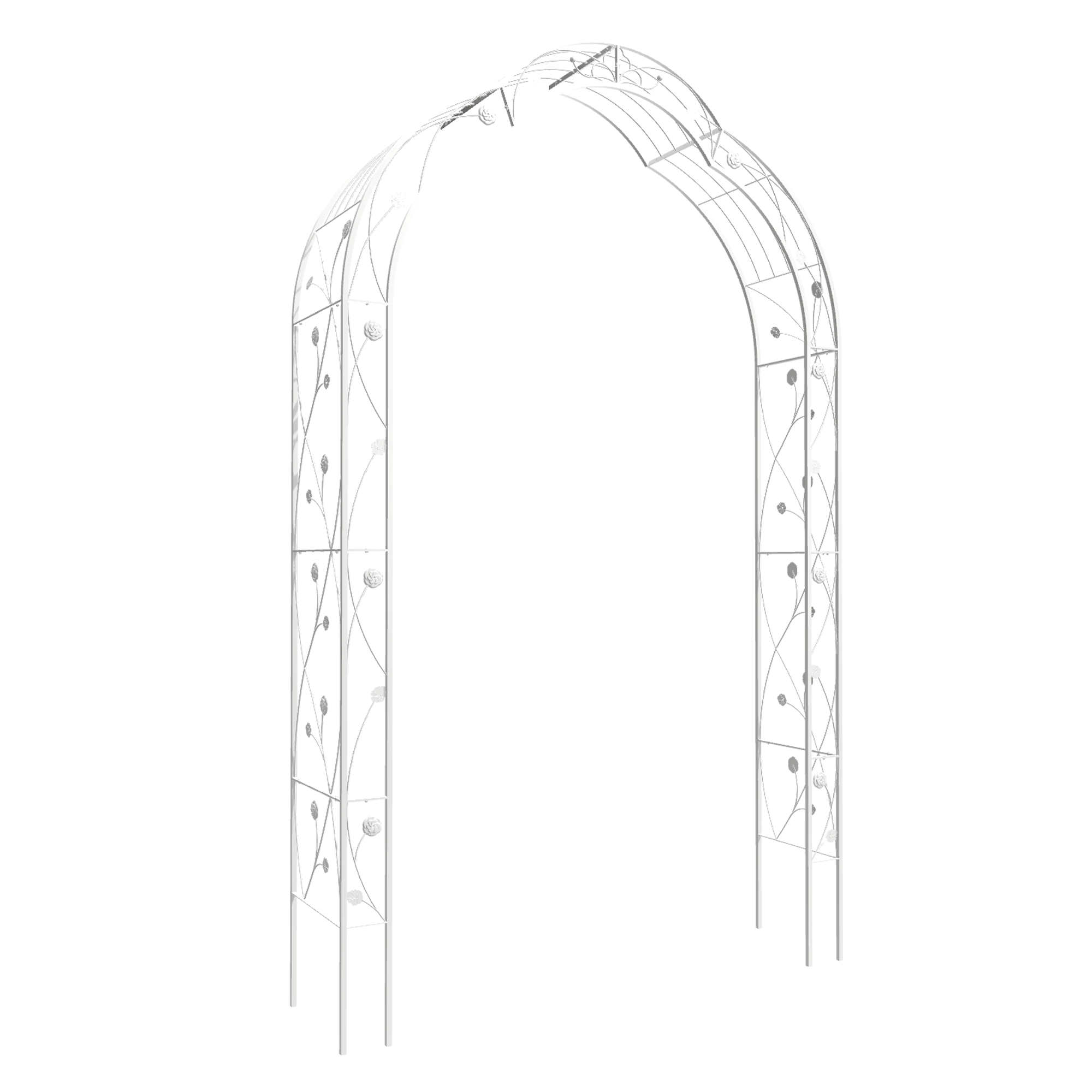 Metal Garden Arch by HouseOfZazla