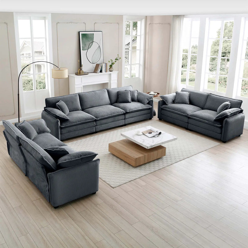Modern Living Room Sofa 3 Pieces Set by HouseOfZazla