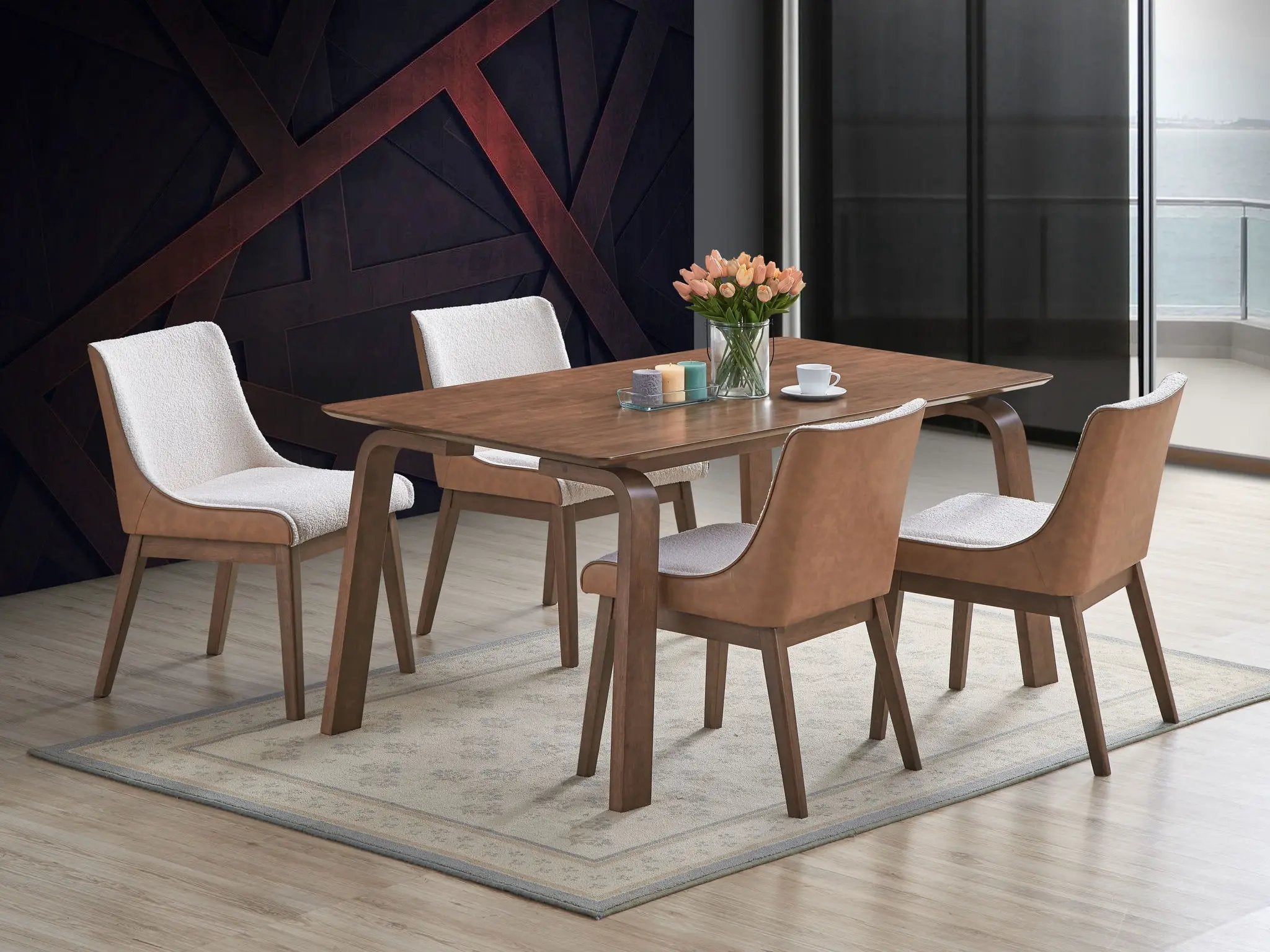 Ginny Walnut Dining Table by HouseOfZazla
