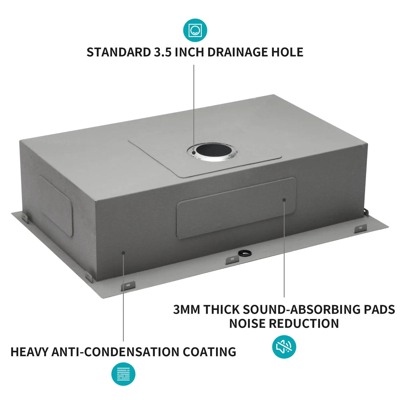 Stainless Steel Drop In Kitchen Sink, Topmount by HouseOfZazla