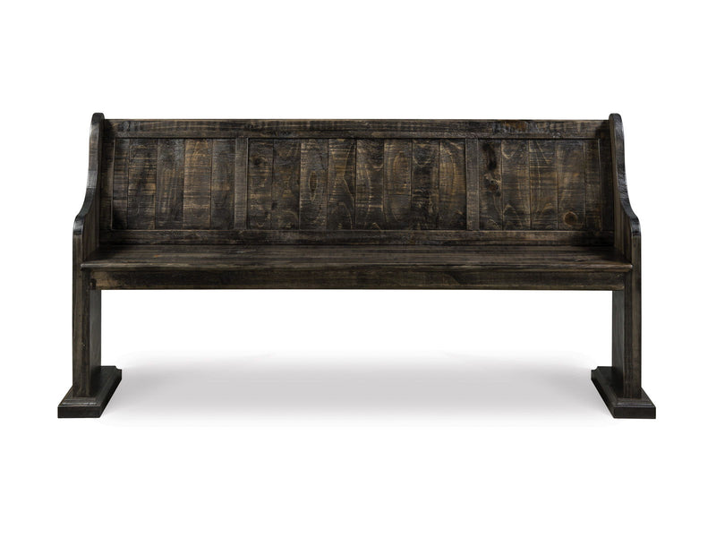 Bellamy - Bench With Back - Peppercorn, photo 3 of 6