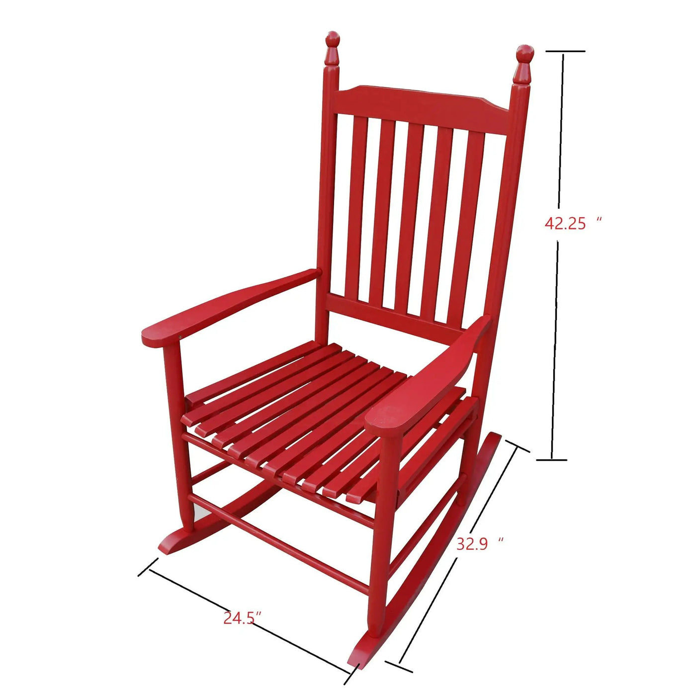 Wooden Porch Rocker Chair by HouseOfZazla
