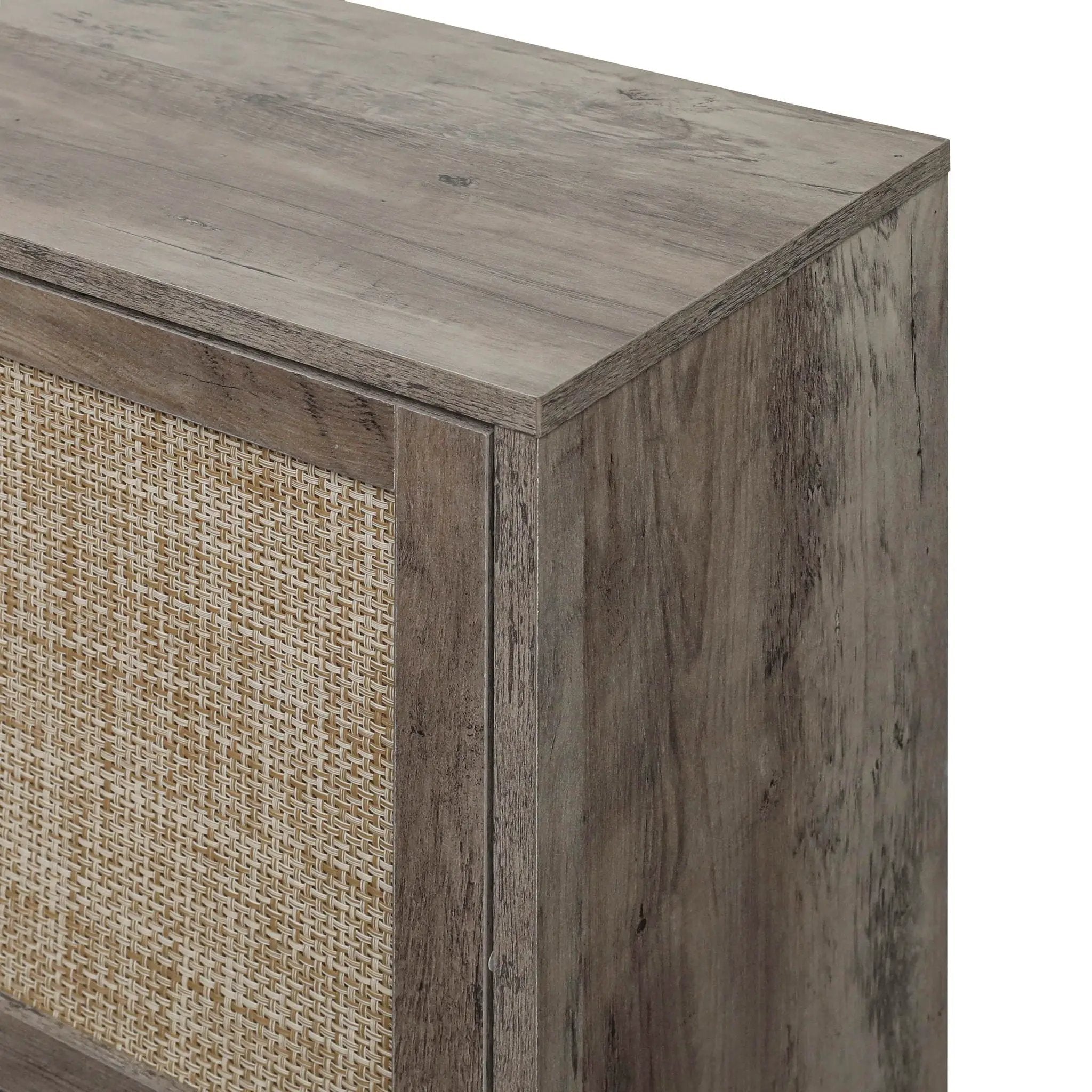 4 Door Shoe Rack, Freestanding Modern Shoe Storage Cabinet by HouseOfZazla