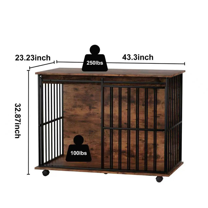 Large Dog Crate Furniture for Medium to Large Dogs by HouseOfZazla