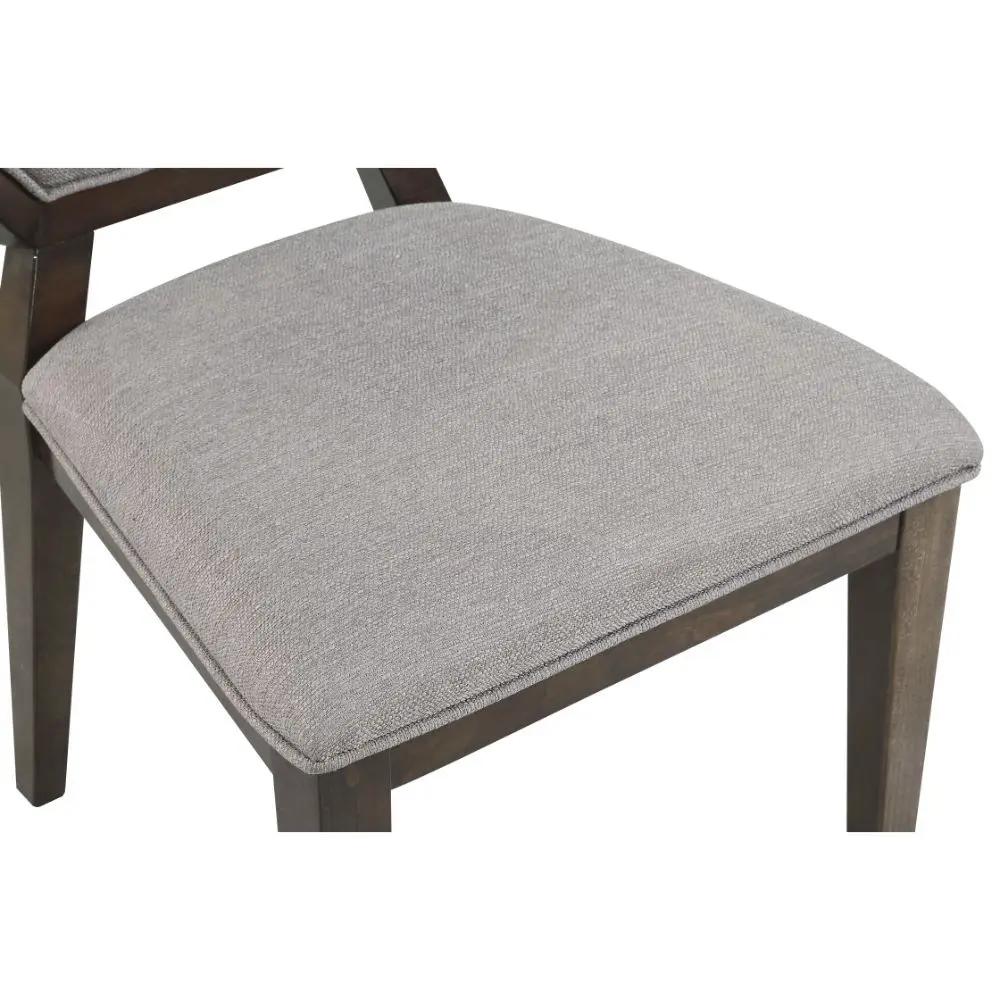 Selma - Side Chair (Set of 2) - Gray Fabric & Tobacco by Unique Piece Furniture