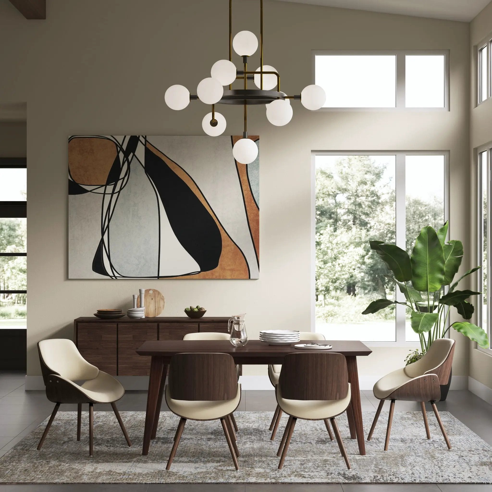 Malden - Mid Century Bentwood Dining Chair by Unique Piece Furniture