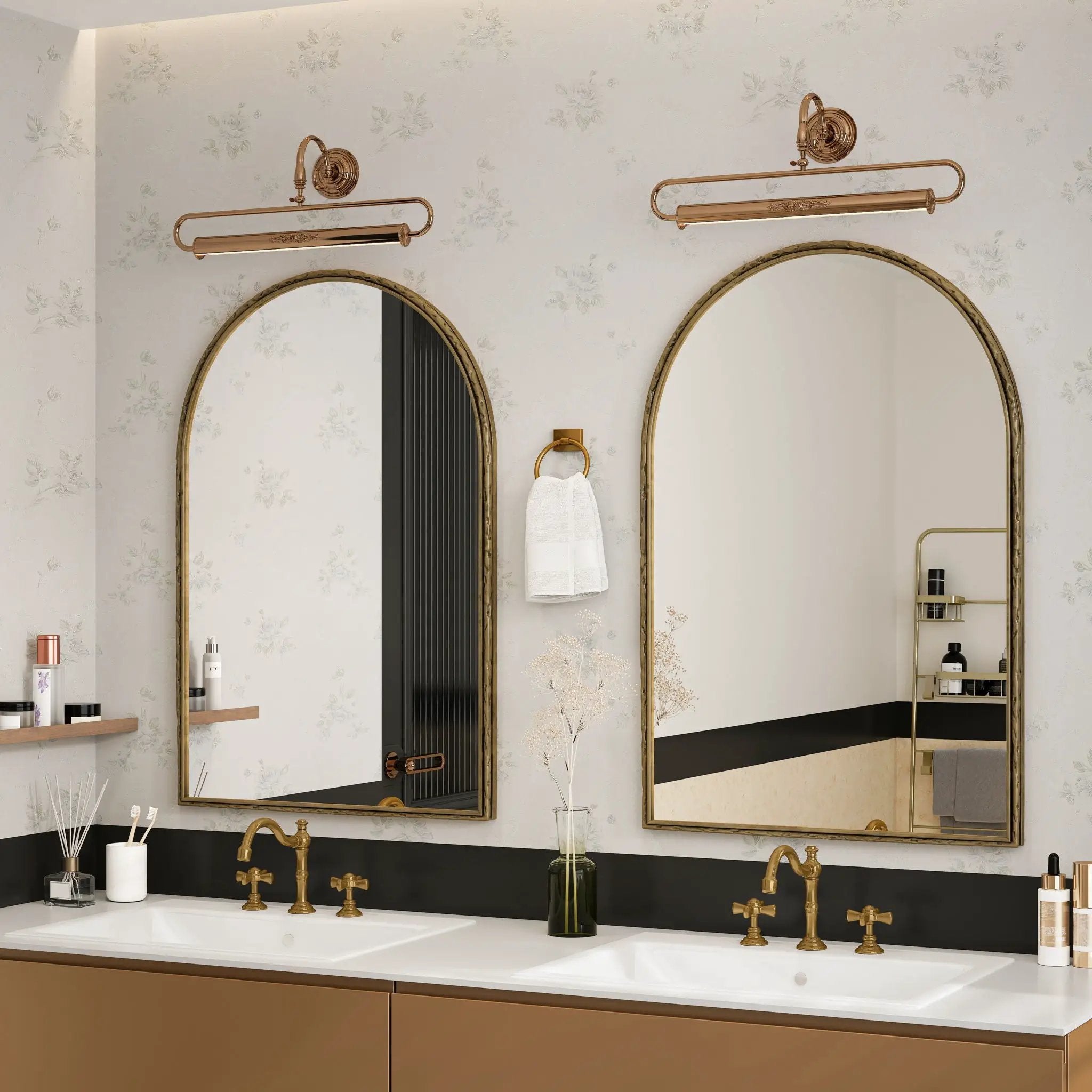 Arched Mirror With Shatterproof Glass by Unique Piece Furniture
