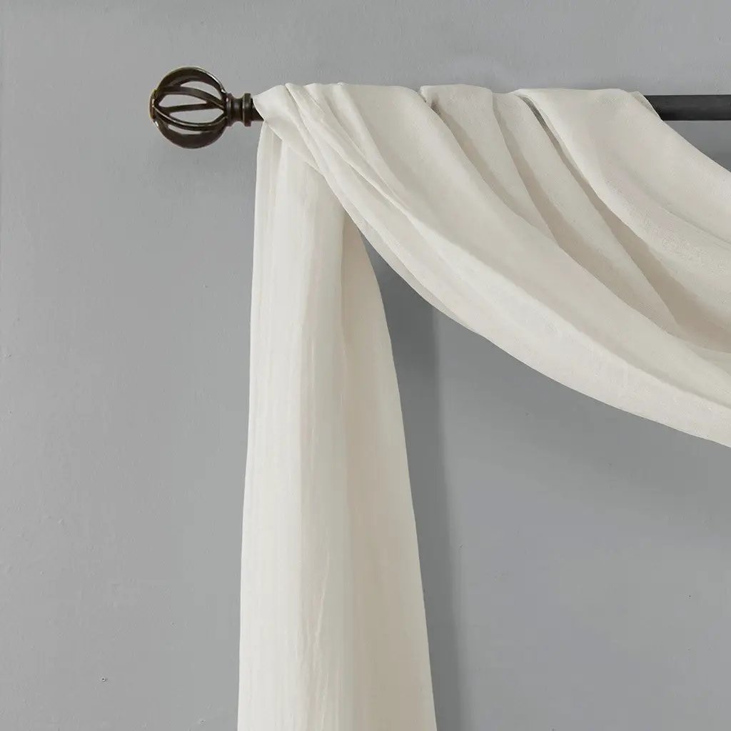 Solid Crushed Scarf Sheer by HouseOfZazla