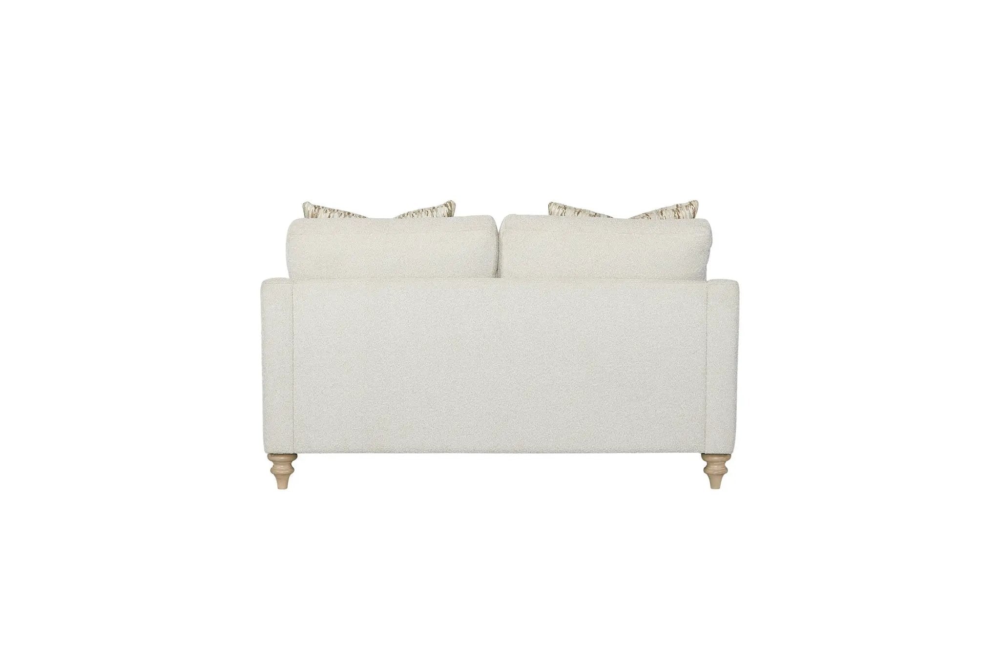 Loveseat Reversable Cushion With 2 Pillows - Off White by HouseOfZazla