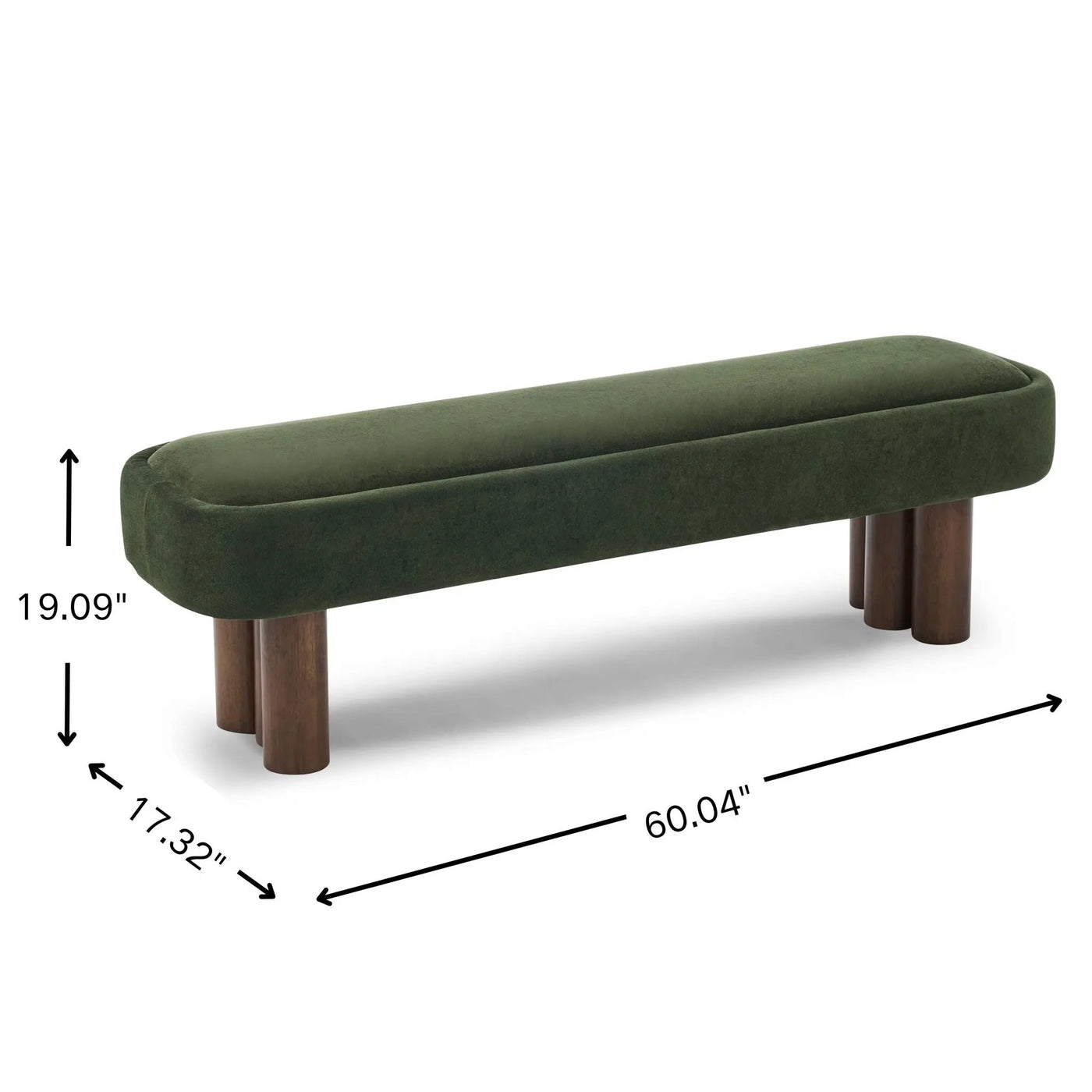 Chic Indoor Upholstered Dining Bench by HouseOfZazla