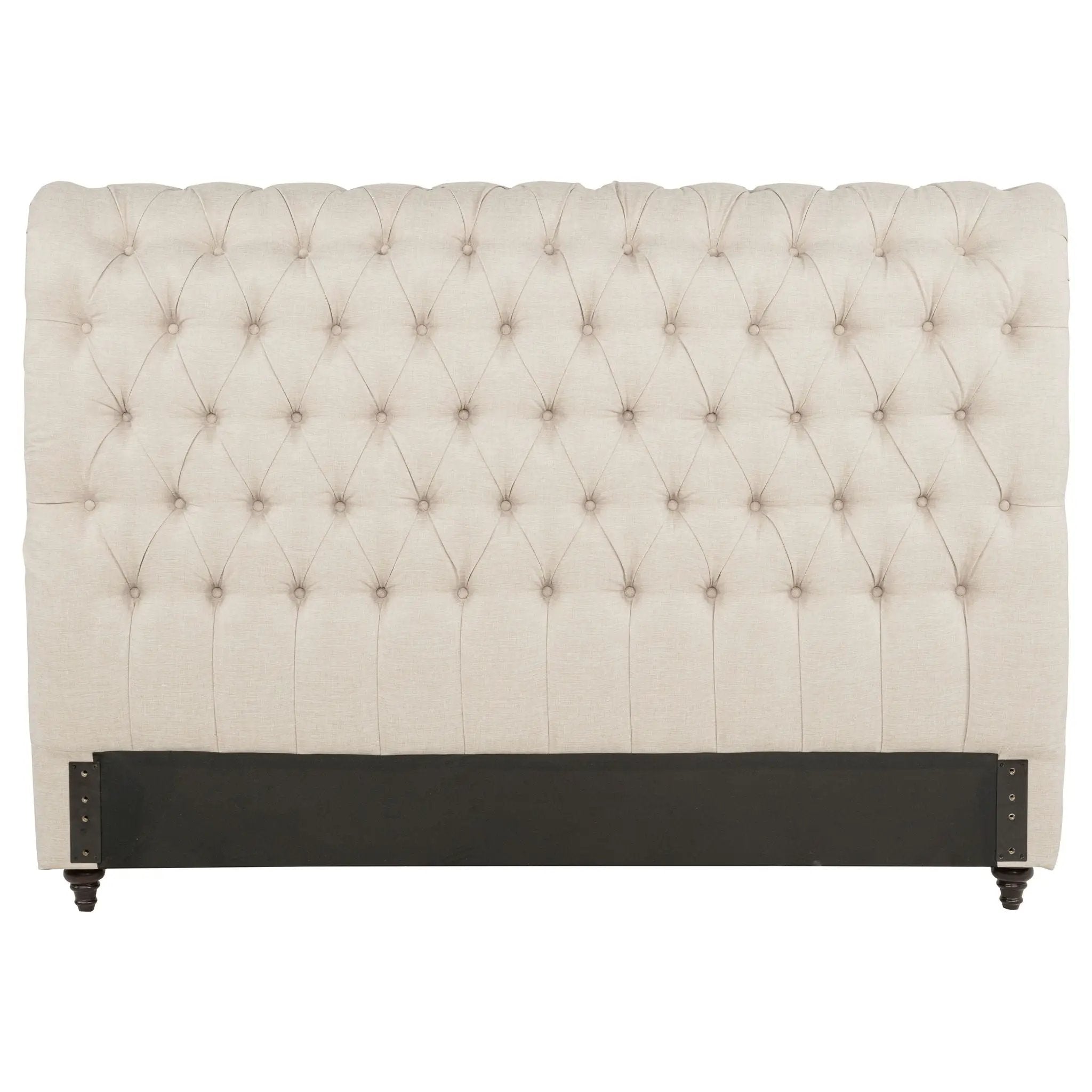 Devon 57-inch Upholstered Eastern King Headboard Beige by Unique Piece Furniture