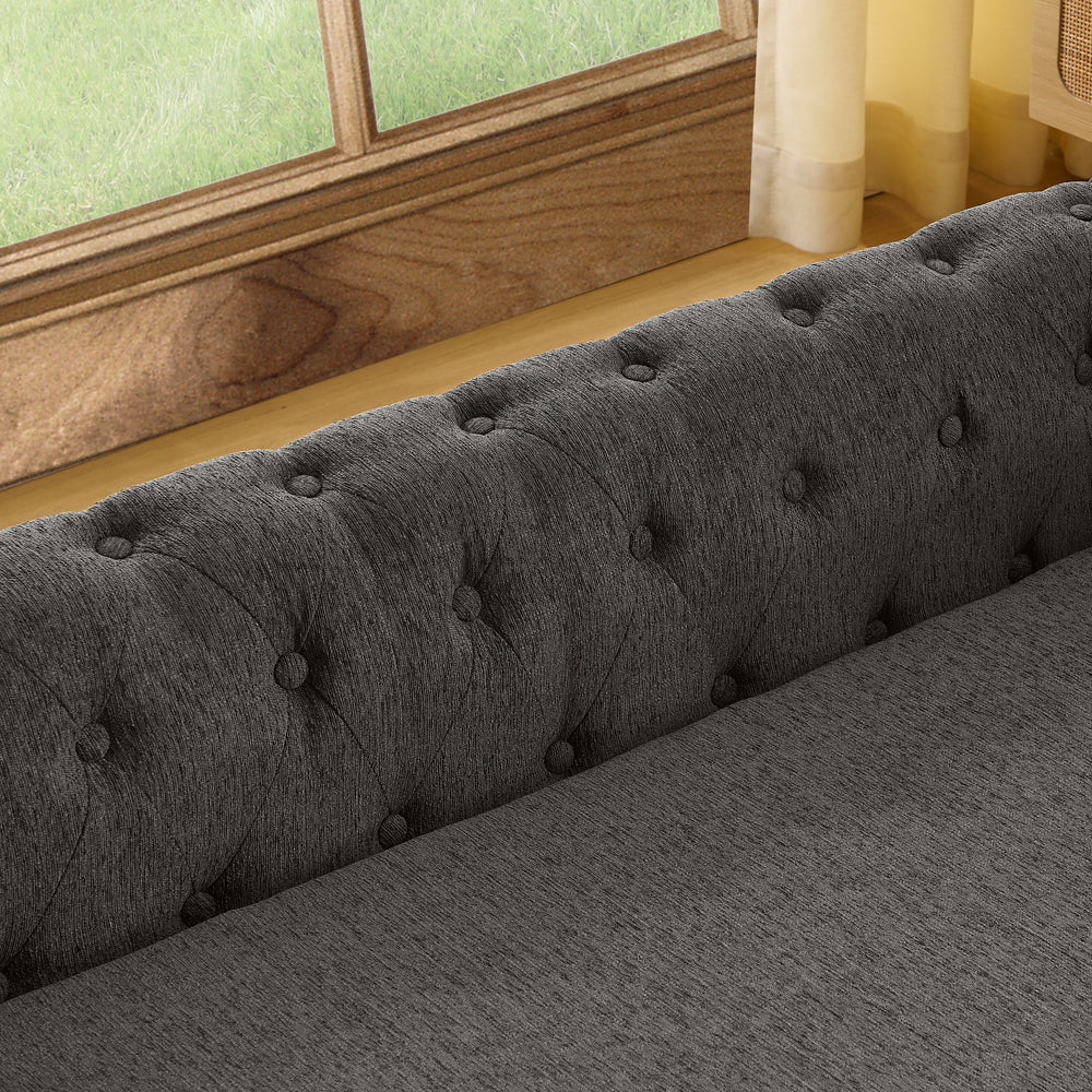 Modern Elevated Rectangular Pet Bed with Linen Upholstery - Choice of Color, photo 6 of 10
