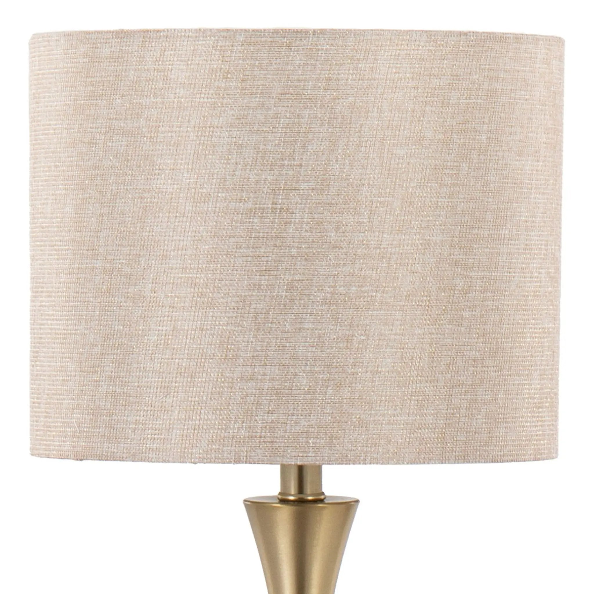 Lenuxe - Contemporary & Modern Design Table Lamp (Set of 2) by HouseOfZazla