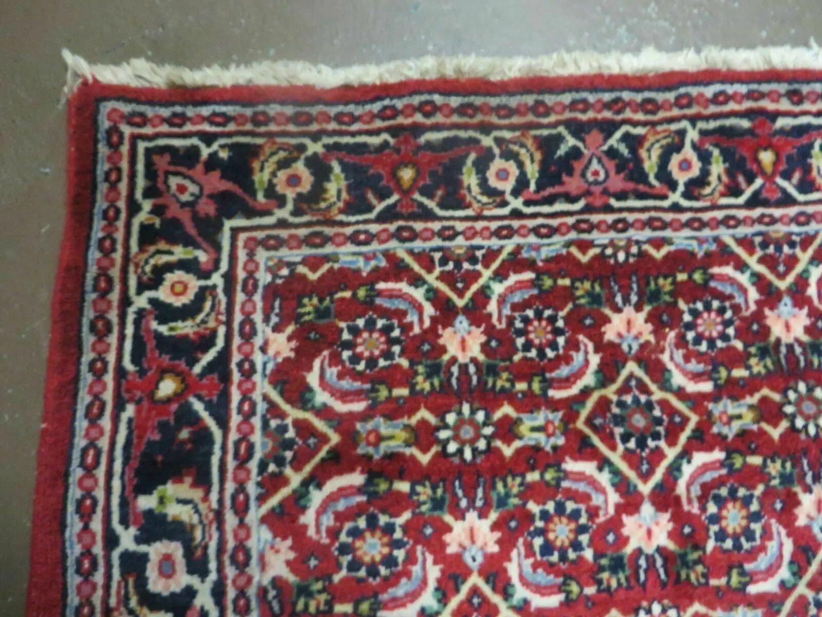 3' X 5' Handmade Knotted Indian Amritsar Floral Oriental Wool Red Rug Organic Nice by Jewel Rugs