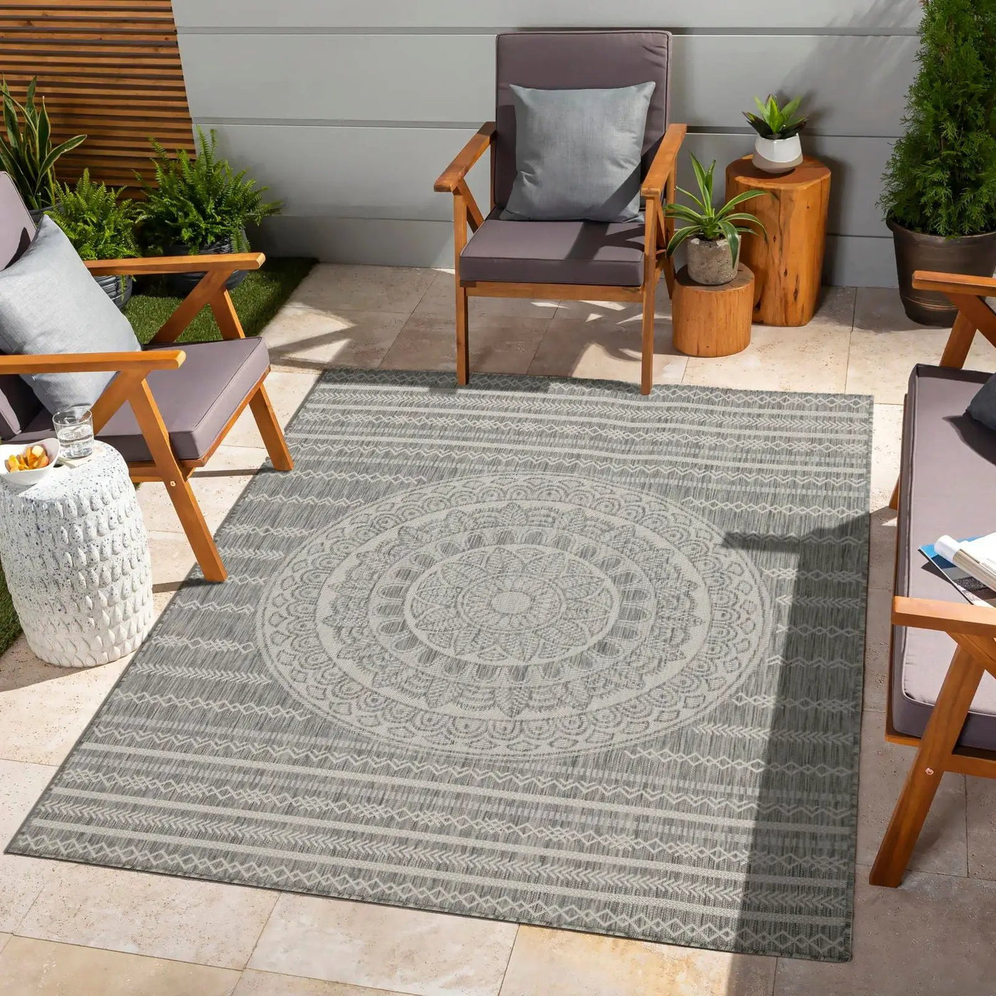 Sunshine - Indoor / Outdoor Area Rug - Polypropylene by HouseOfZazla