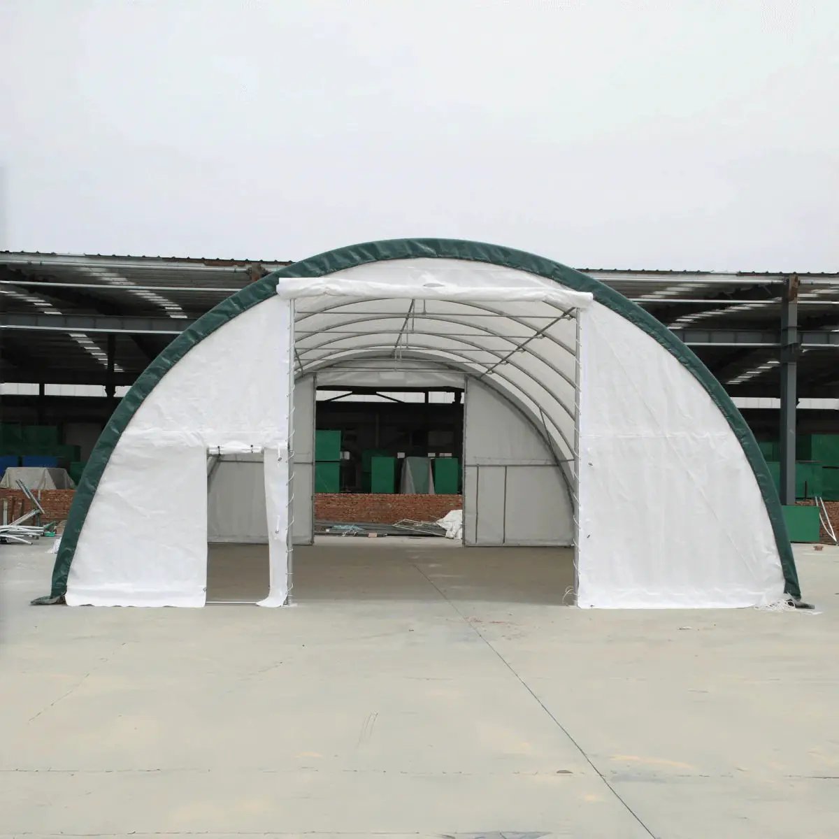 Single Truss Arch Storage PE Shelter by HouseOfZazla