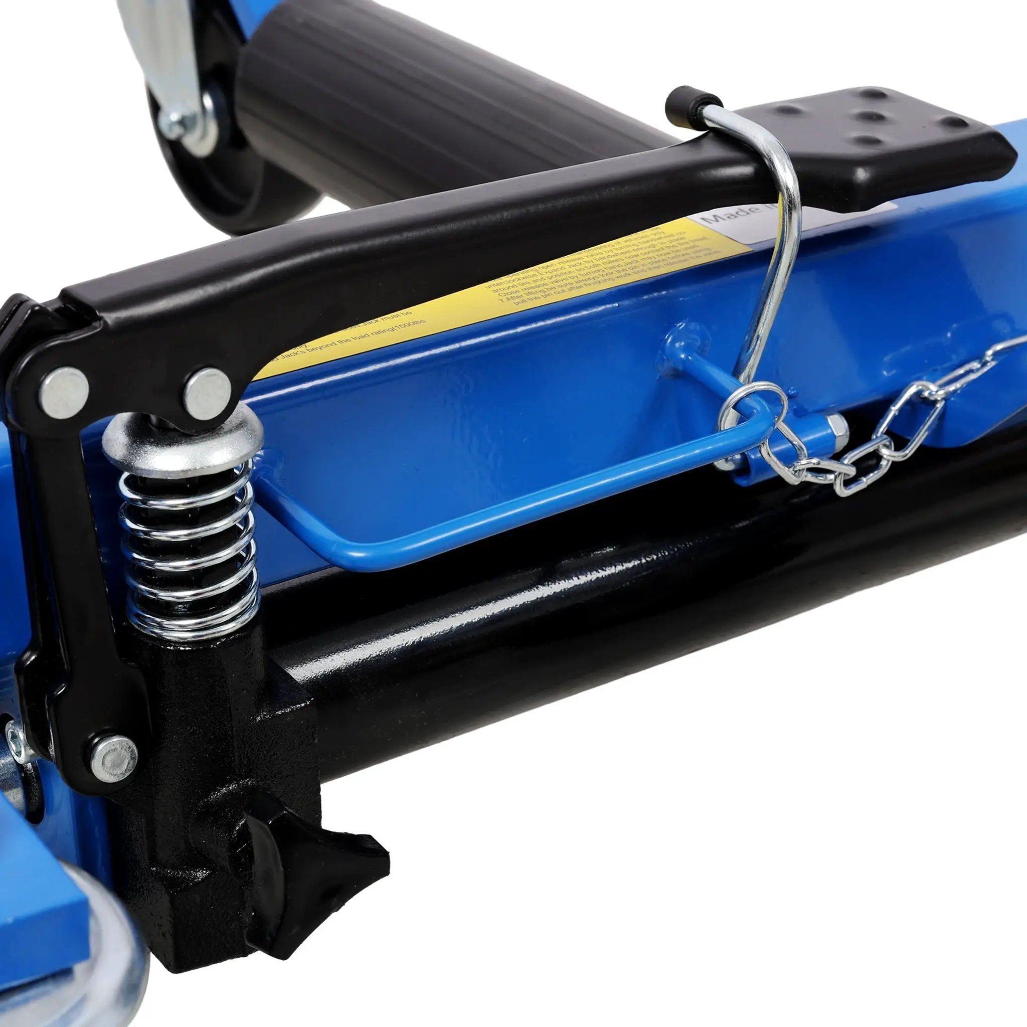 Hydraulic Car Wheel Dolly (Set of 2) With Foot Pedal Lift, 1, 500Lbs Capacity - Black / Blue by HouseOfZazla