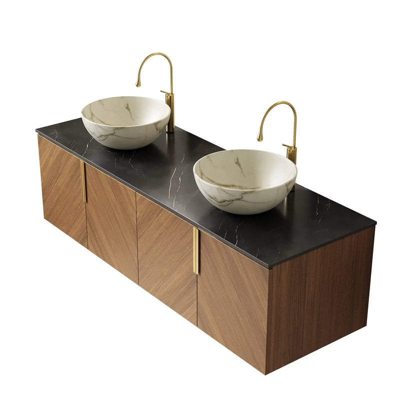 ARAI 60" Bathroom Vanity & Sinks by HouseOfZazla