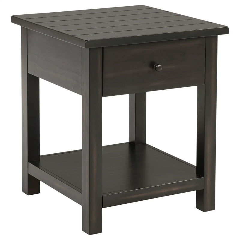 Payne 3-piece Coffee and 1-drawer End Table Set Java by Unique Piece Furniture